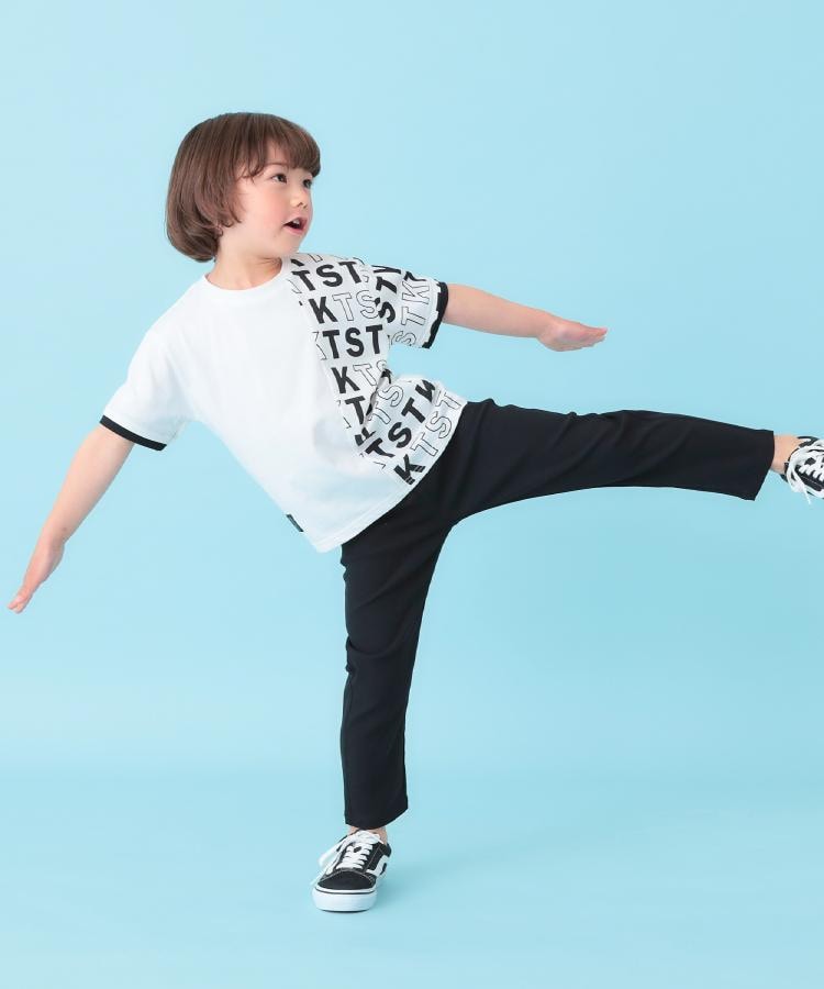 ザ ショップ ティーケー (キッズ) THE SHOP TK(Kids) 【110ー160】袖レイヤードTSTKtee （ライトベージュ(051)） ライトベージュ(051)