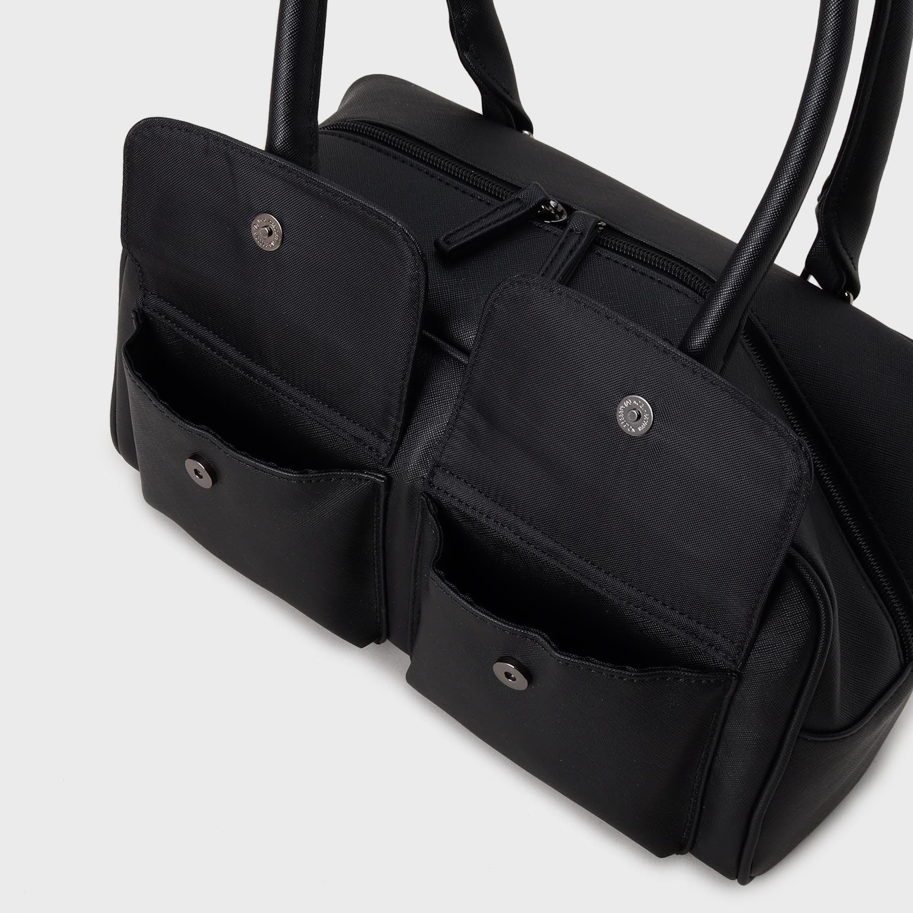 ザ ショップ ティーケー(メンズ) THE SHOP TK(Men) ダブルフラップミニボストン ユニセックス／シーズンレス （ブラック(619)） ブラック(619)