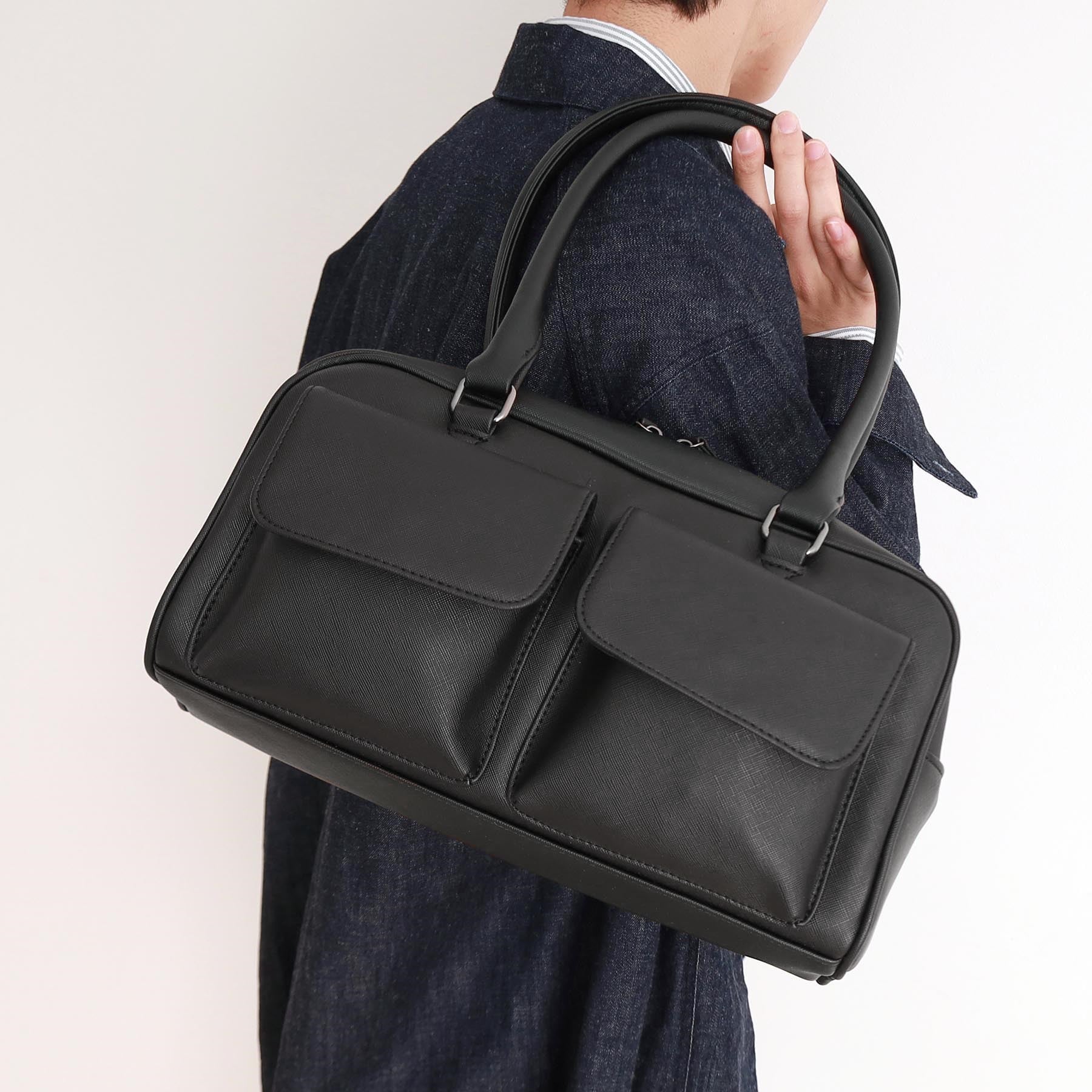 ザ ショップ ティーケー(メンズ) THE SHOP TK(Men) ダブルフラップミニボストン ユニセックス／シーズンレス （ブラック(619)） ブラック(619)