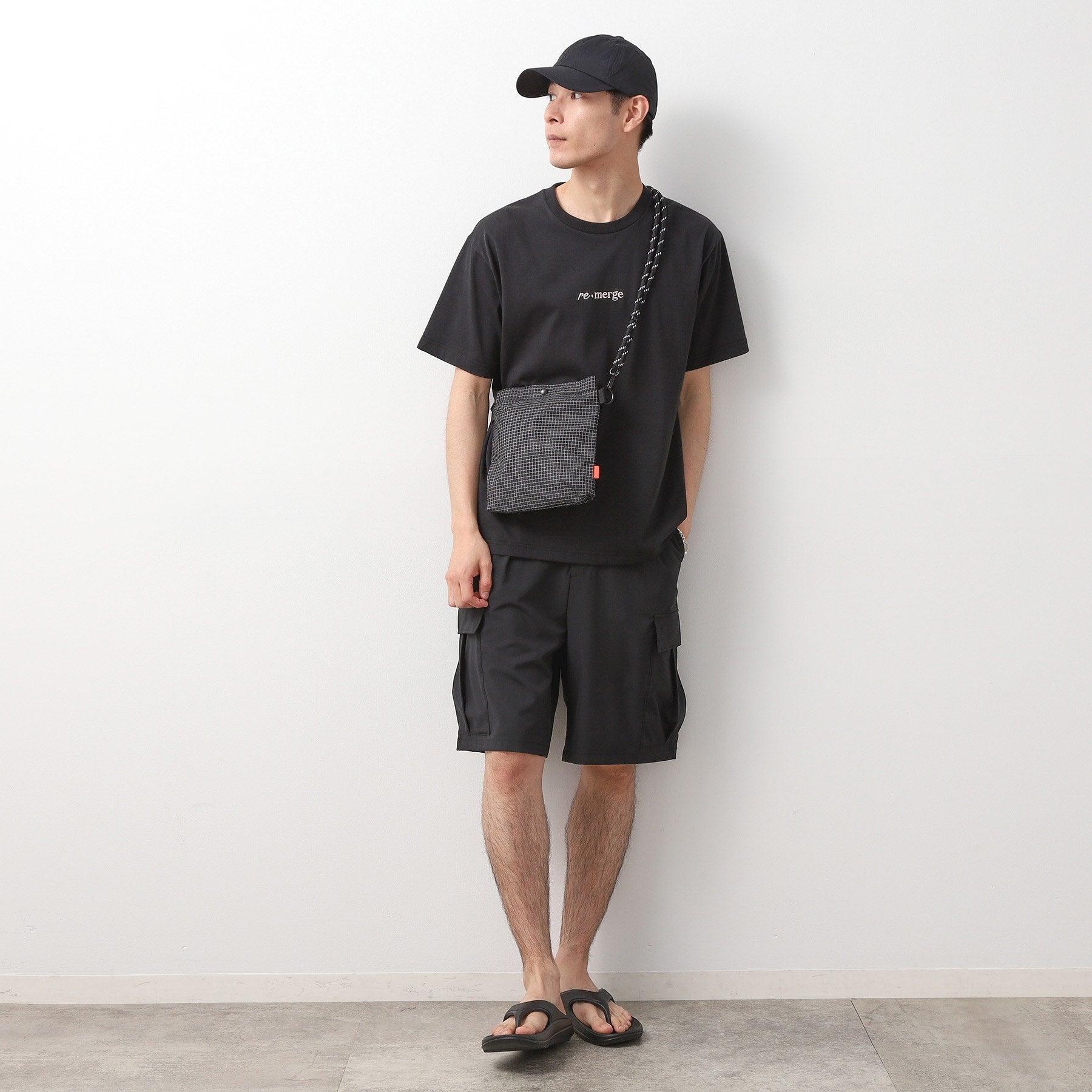 ザ ショップ ティーケー(メンズ) THE SHOP TK(Men) ナイロンスクエアサコッシュ ユニセックス／軽量 （ベージュ(052)） ベージュ(052)