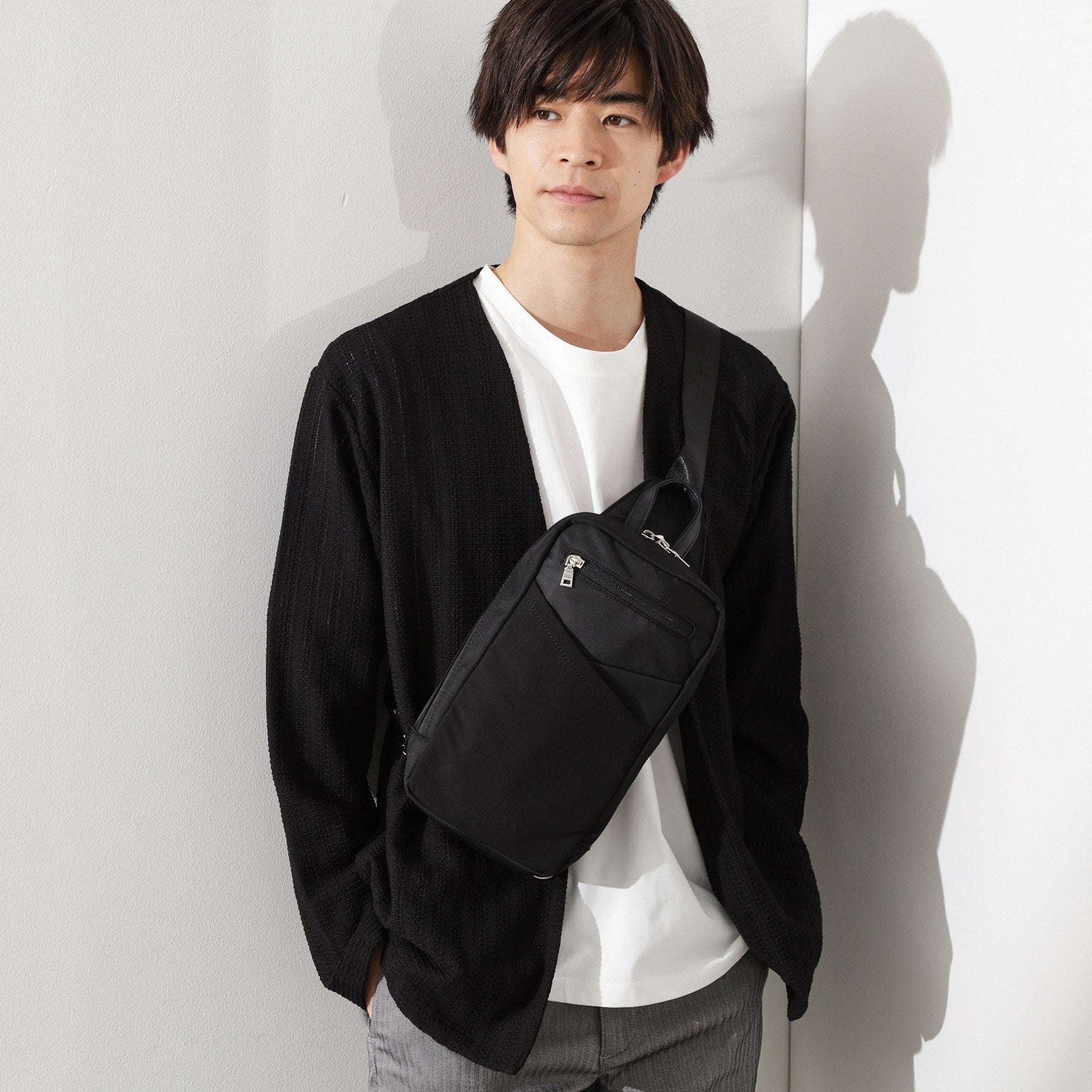 ザ ショップ ティーケー(メンズ) THE SHOP TK(Men) 切替ボディバッグ （ネイビー(094)） ネイビー(094)