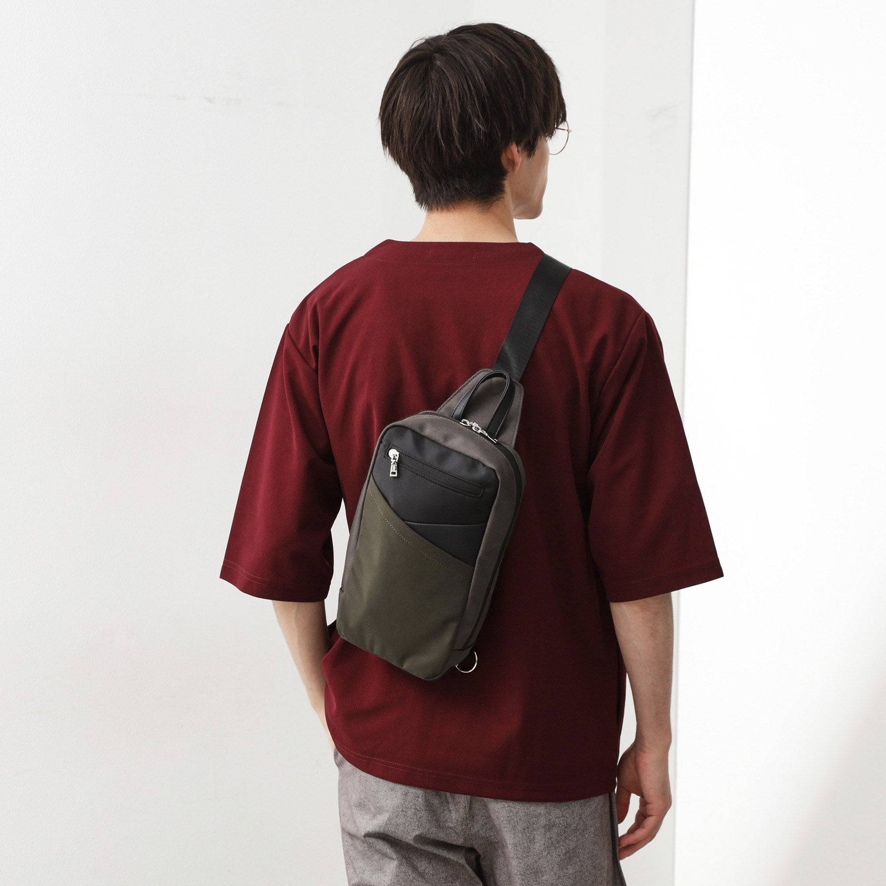 ザ ショップ ティーケー(メンズ) THE SHOP TK(Men) 切替ボディバッグ （ネイビー(094)） ネイビー(094)