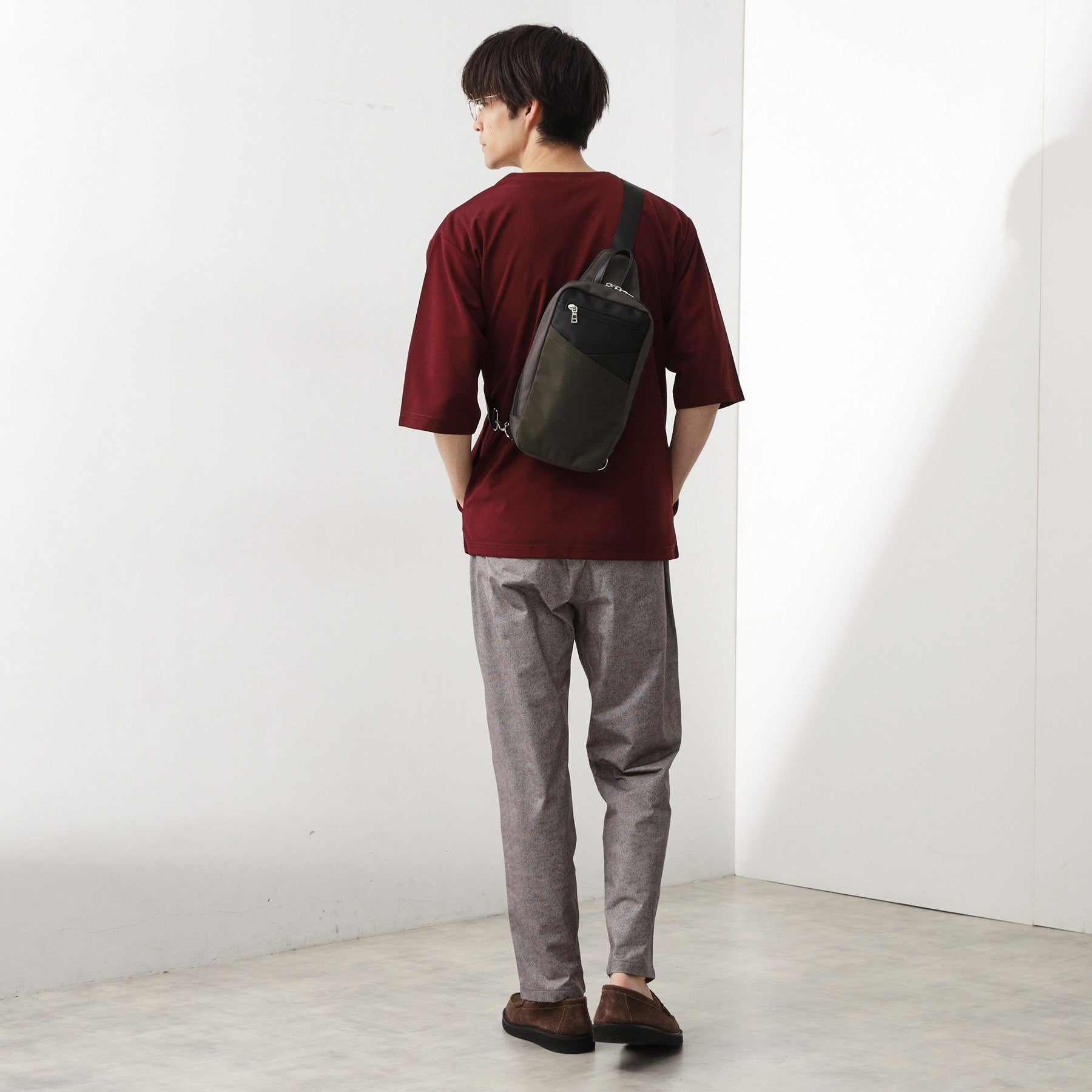 ザ ショップ ティーケー(メンズ) THE SHOP TK(Men) 切替ボディバッグ （ネイビー(094)） ネイビー(094)