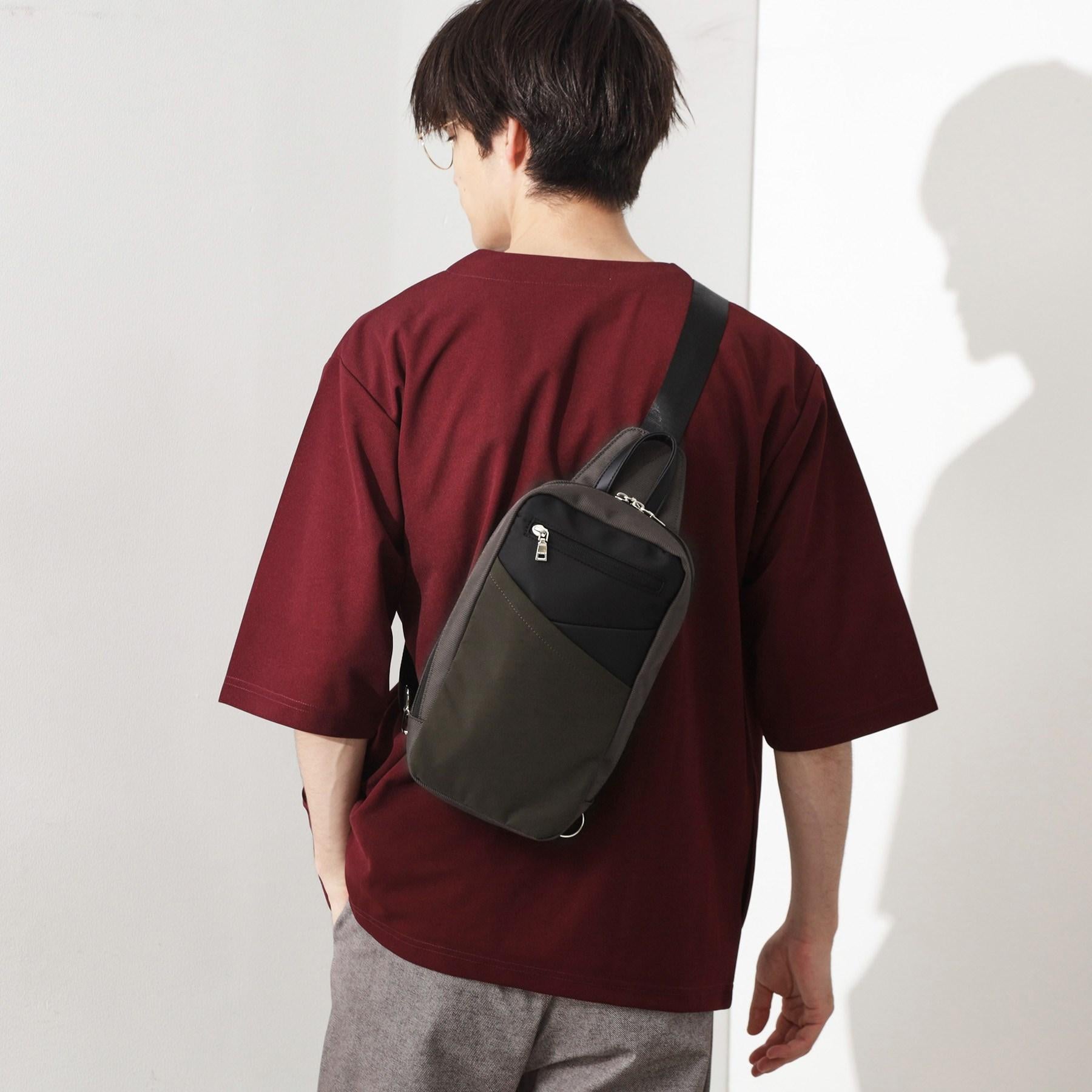 ザ ショップ ティーケー(メンズ) THE SHOP TK(Men) 切替ボディバッグ （ネイビー(094)） ネイビー(094)
