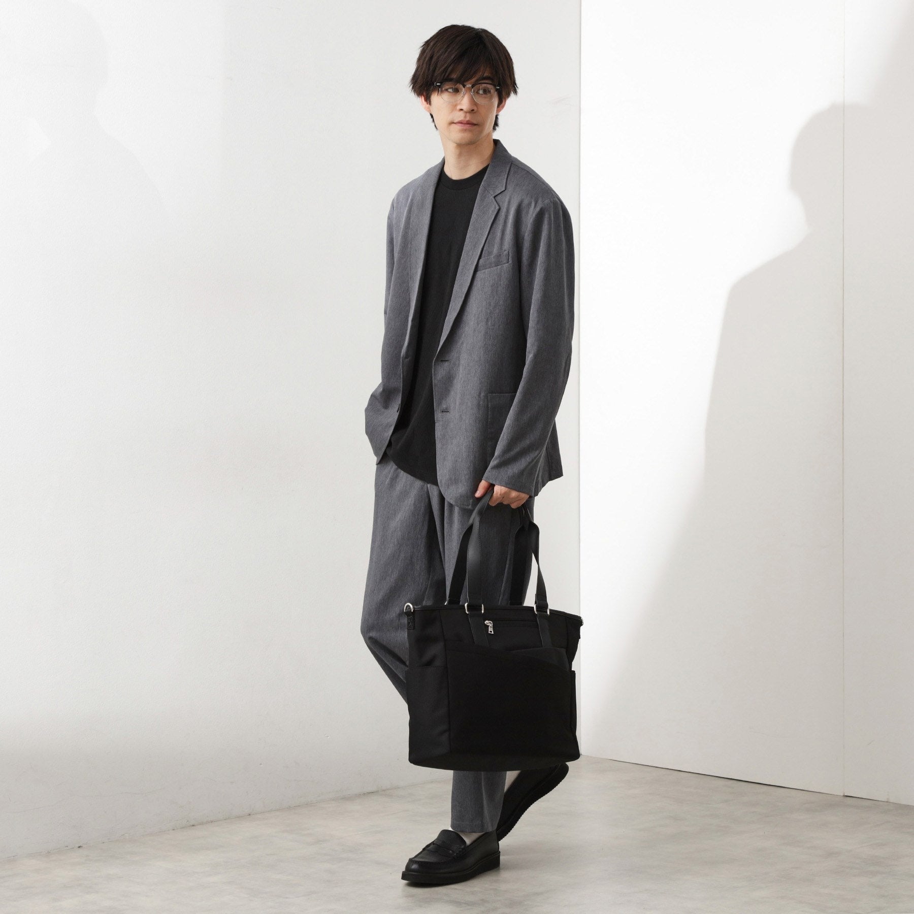 ザ ショップ ティーケー(メンズ) THE SHOP TK(Men) 2WAY切替トート （ブラック(019)） ブラック(019)