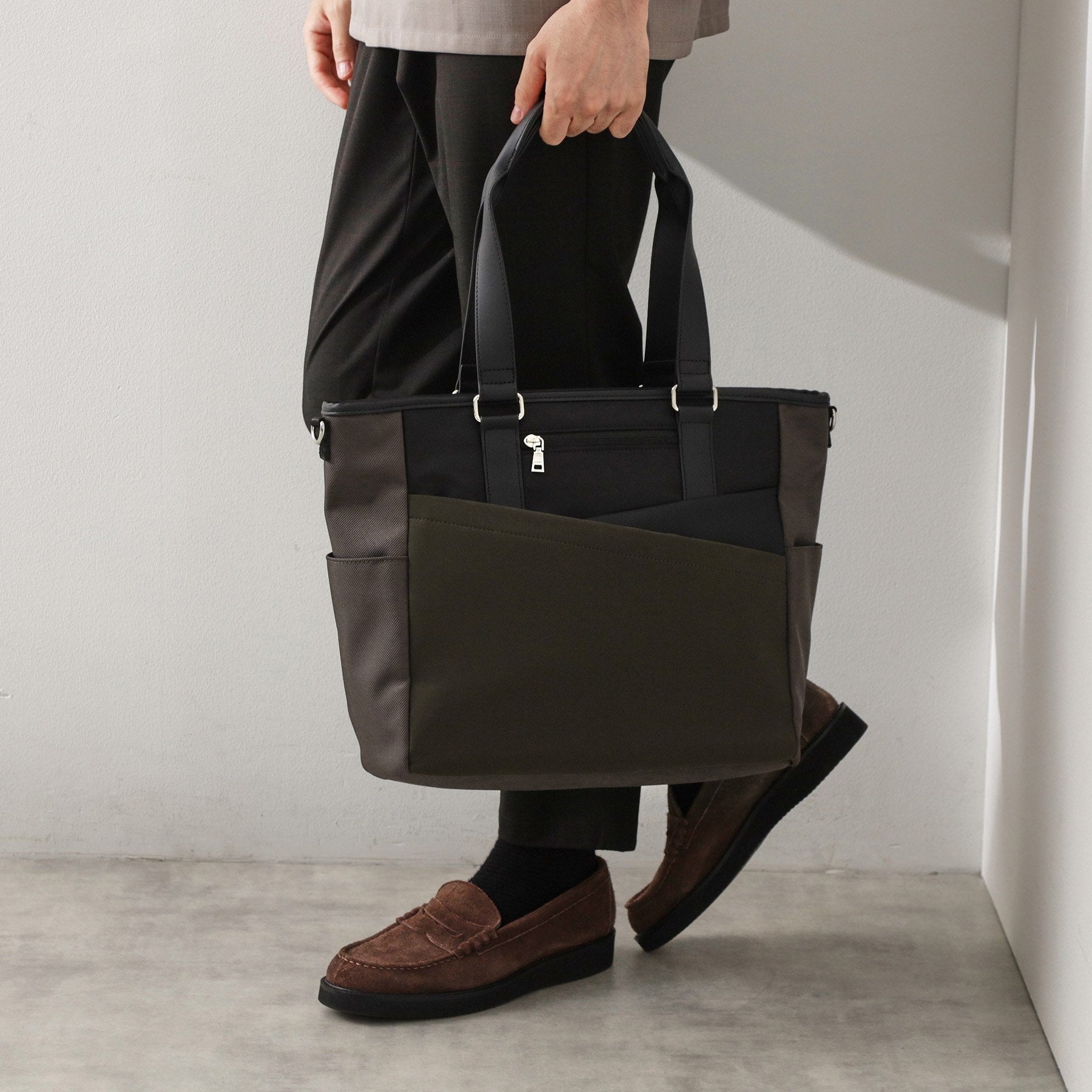 ザ ショップ ティーケー(メンズ) THE SHOP TK(Men) 2WAY切替トート （ブラック(019)） ブラック(019)