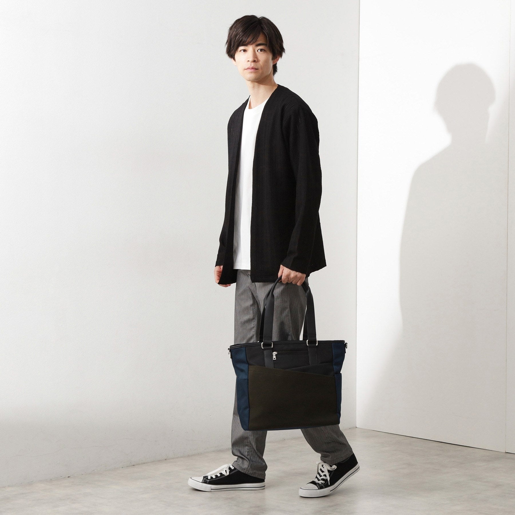 ザ ショップ ティーケー(メンズ) THE SHOP TK(Men) 2WAY切替トート （ブラック(019)） ブラック(019)