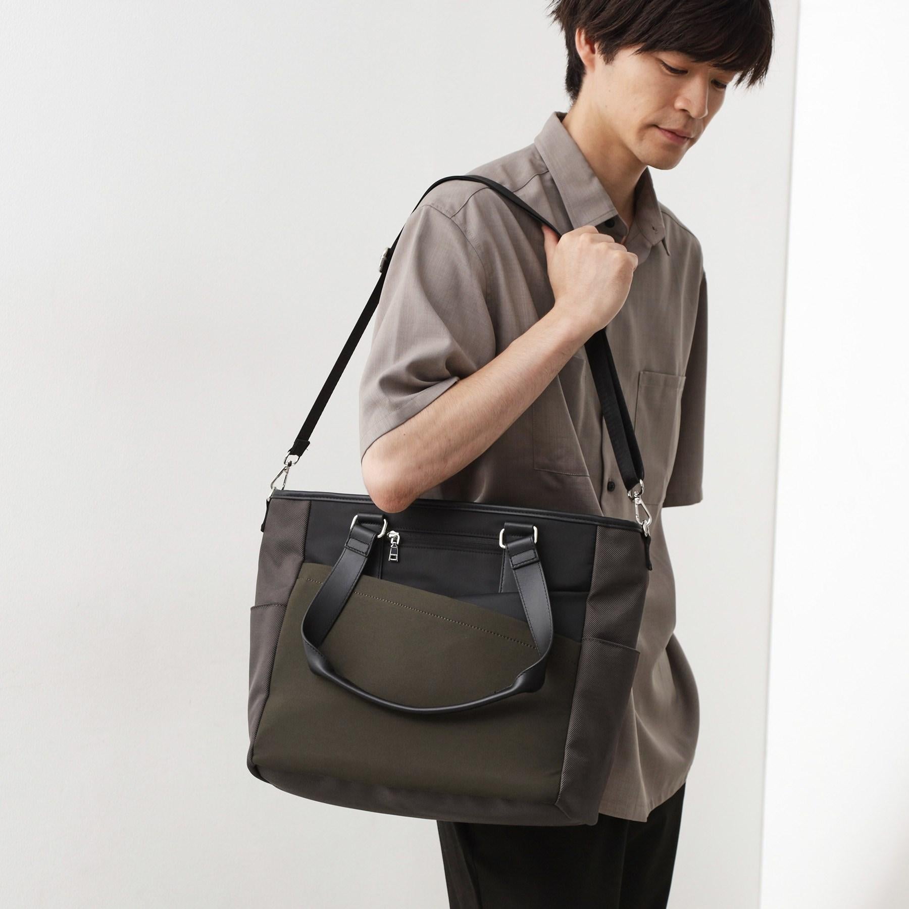 ザ ショップ ティーケー(メンズ) THE SHOP TK(Men) 2WAY切替トート （ブラック(019)） ブラック(019)