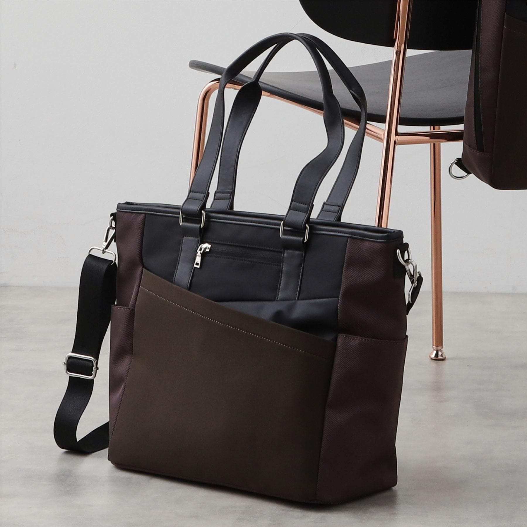 ザ ショップ ティーケー(メンズ) THE SHOP TK(Men) 2WAY切替トート （ブラウン(044)） ブラウン(044)