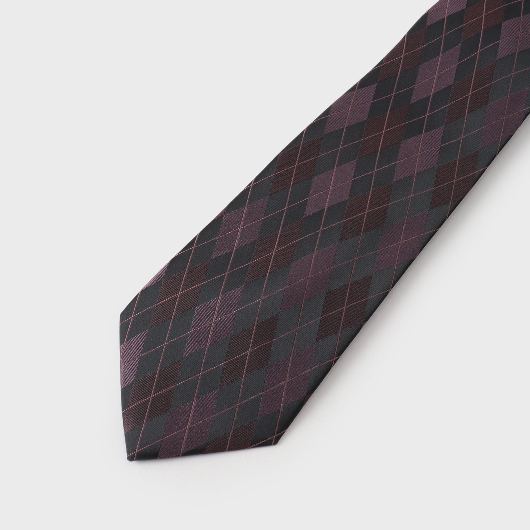 ザ ショップ ティーケー(メンズ) THE SHOP TK(Men) シャドーパターンアソート柄ネクタイ アーガイル／千鳥 （ブルーグリーン(297)） ブルーグリーン(297)