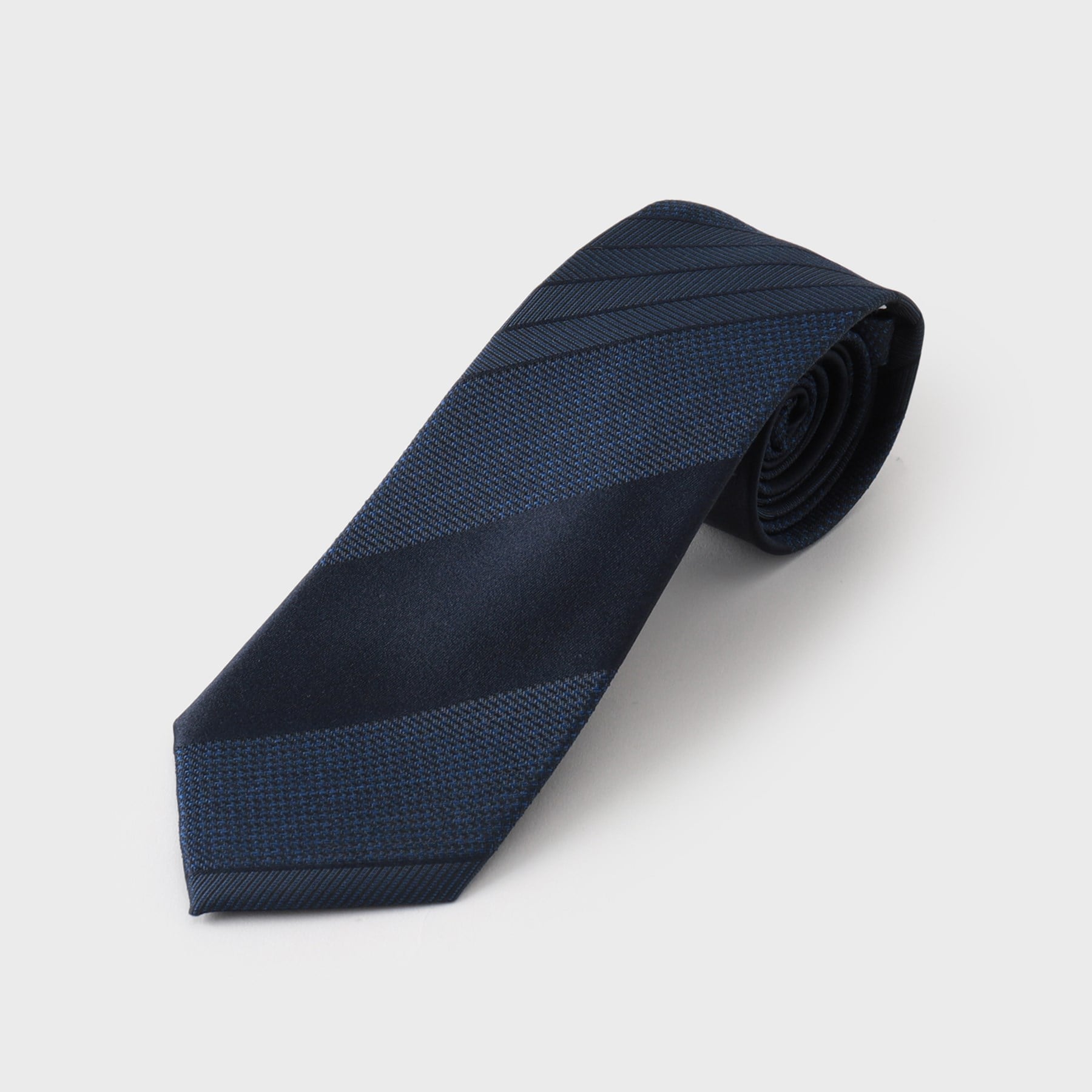 ザ ショップ ティーケー(メンズ) THE SHOP TK(Men) シャドーパターンアソート柄ネクタイ アーガイル／千鳥 （ネイビー(394)） ネイビー(394)