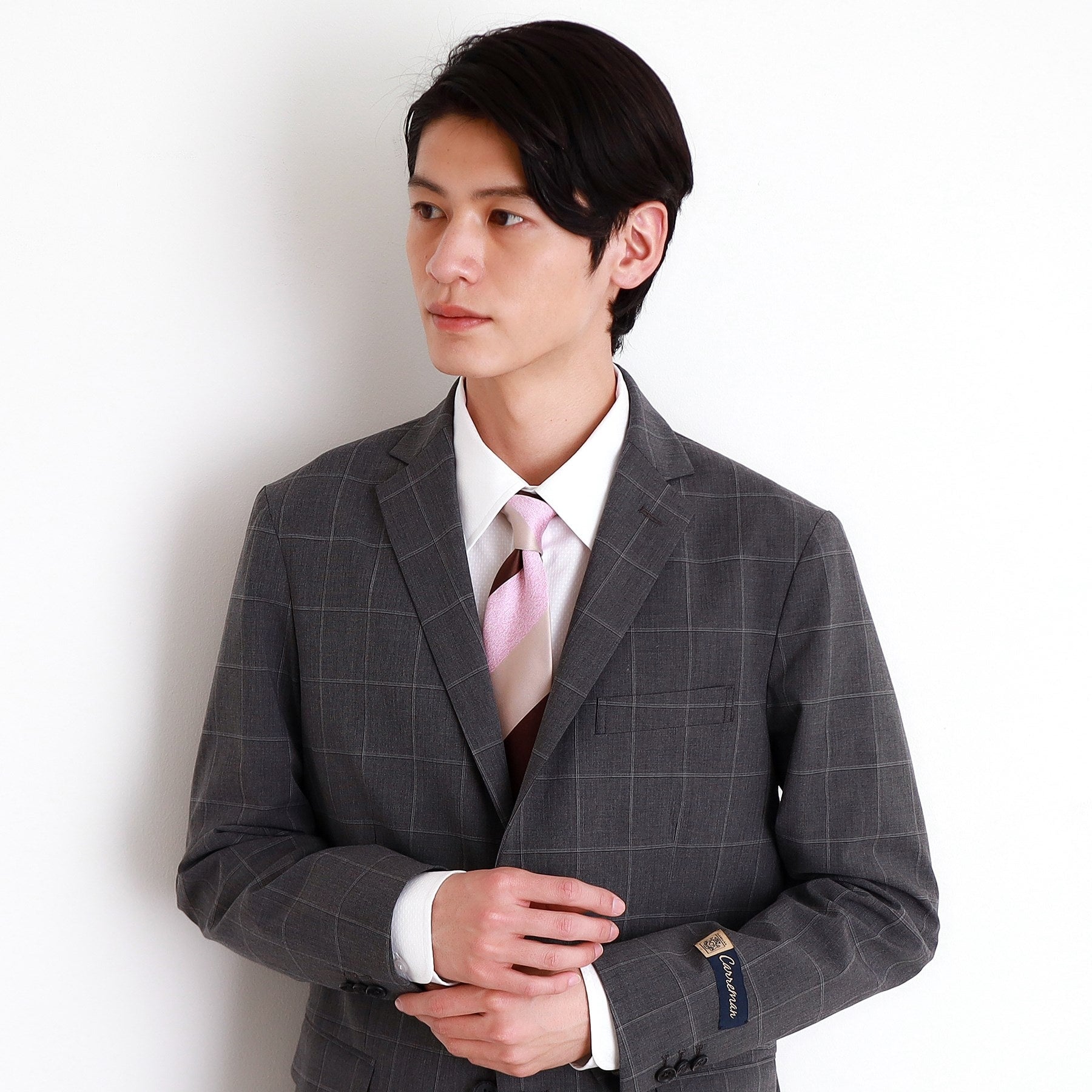 ザ ショップ ティーケー(メンズ) THE SHOP TK(Men) 3段ストライプ柄ネクタイ （ネイビー(394)） ネイビー(394)