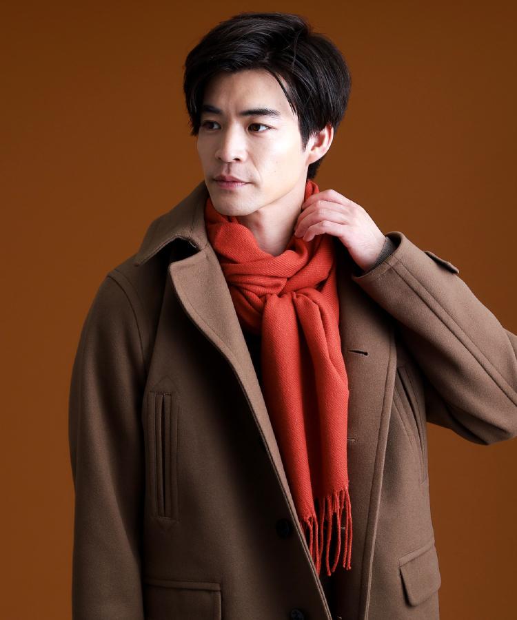 ザ ショップ ティーケー(メンズ) THE SHOP TK(Men) basic loose muffler ／ ベーシックルーズマフラー （ブルー(093)） ブルー(093)