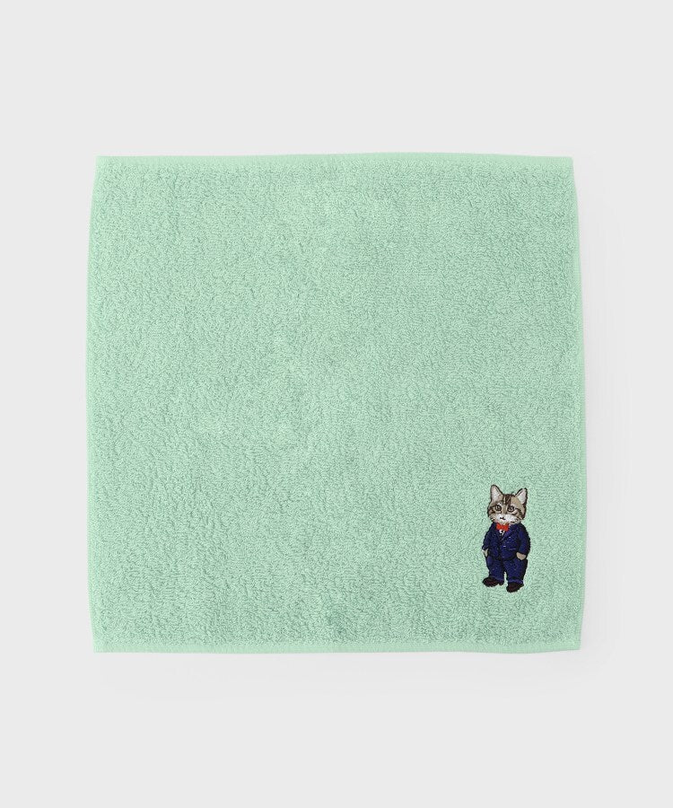 ザ ショップ ティーケー(メンズ) THE SHOP TK(Men) アニマル刺繍今治タオルハンカチ （ミントグリーン(021)） ミントグリーン(021)