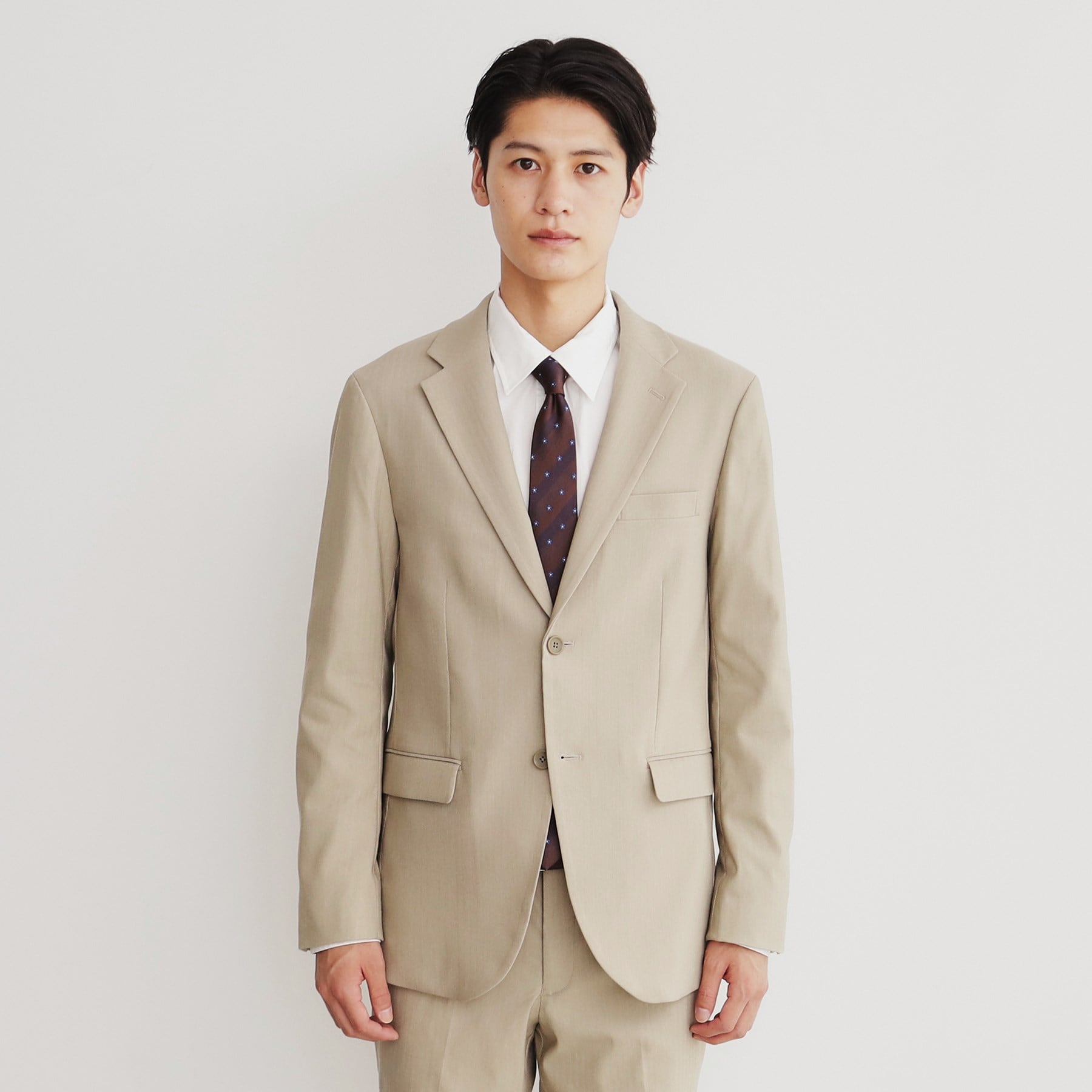 ザ ショップ ティーケー(メンズ) THE SHOP TK(Men) サーモウォーカーヘリンボンジャケット （ベージュ(052)） ベージュ(052)