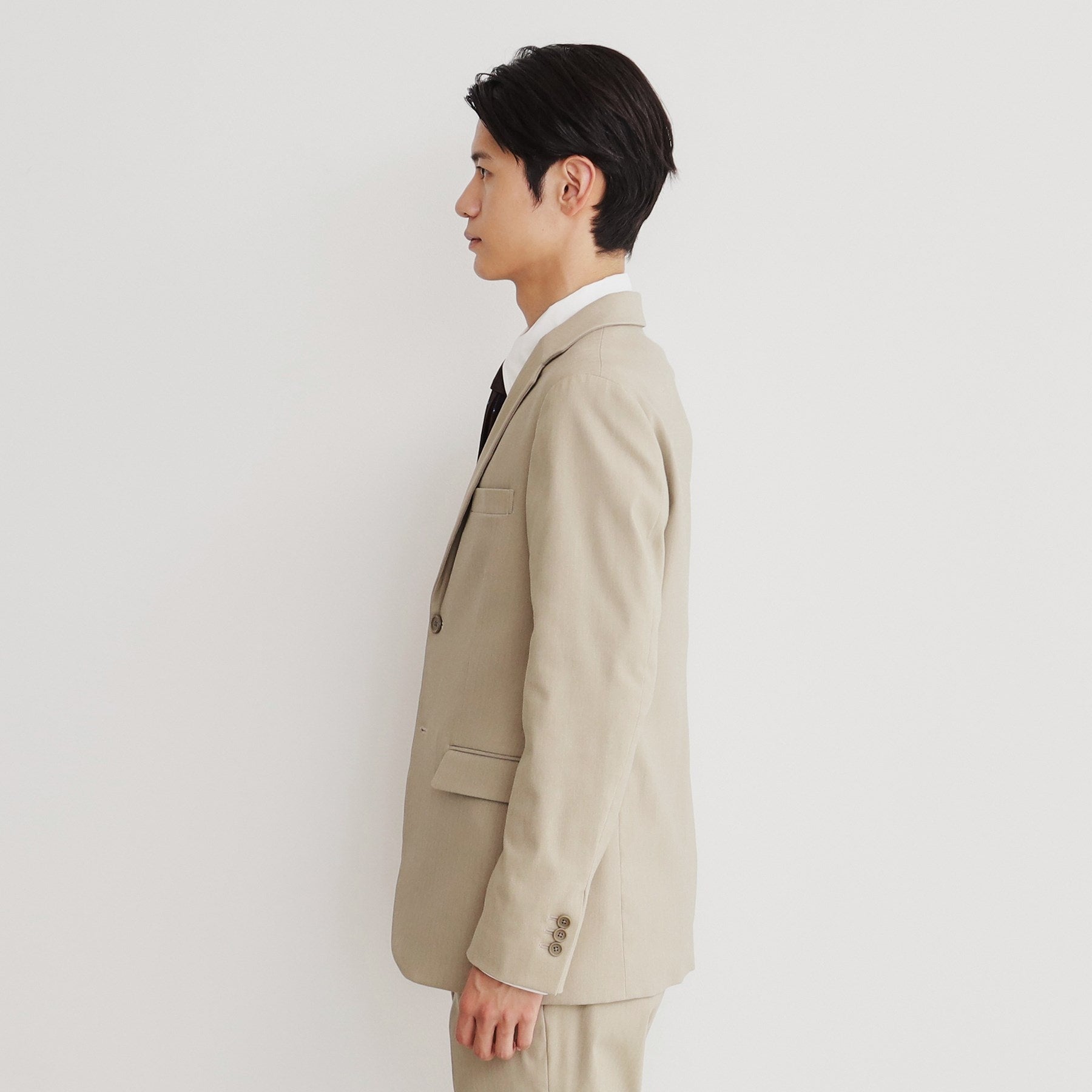 ザ ショップ ティーケー(メンズ) THE SHOP TK(Men) サーモウォーカーヘリンボンジャケット （ベージュ(052)） ベージュ(052)