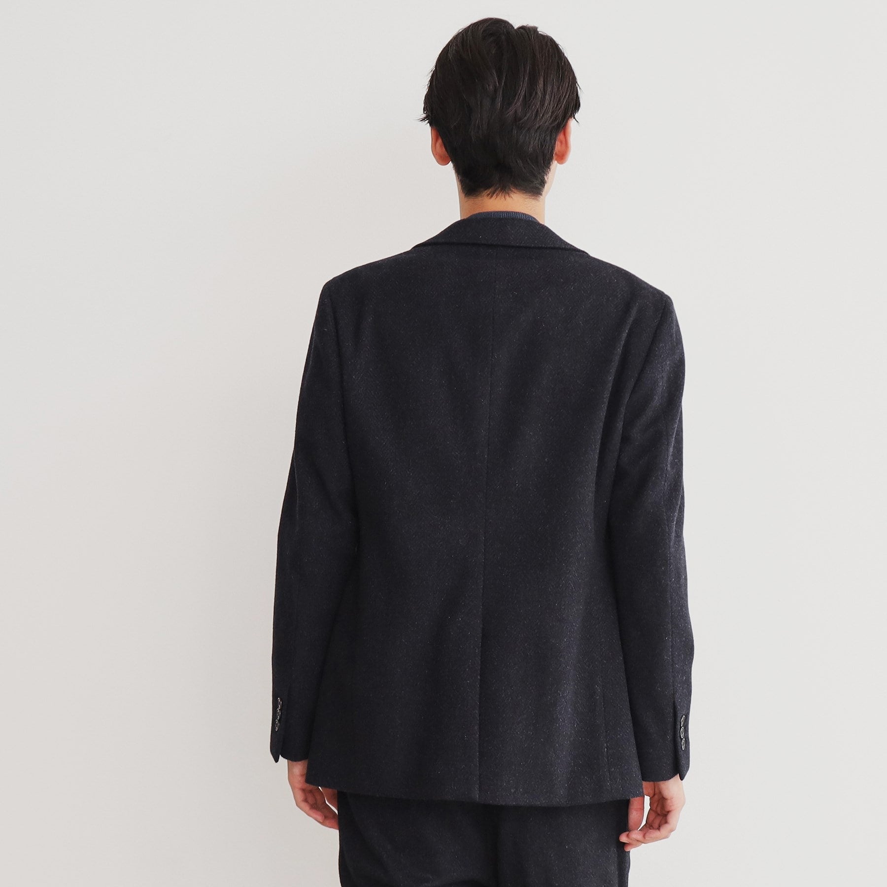 ザ ショップ ティーケー(メンズ) THE SHOP TK(Men) AGヘリンボンジャケット （ネイビー(694)） ネイビー(694)
