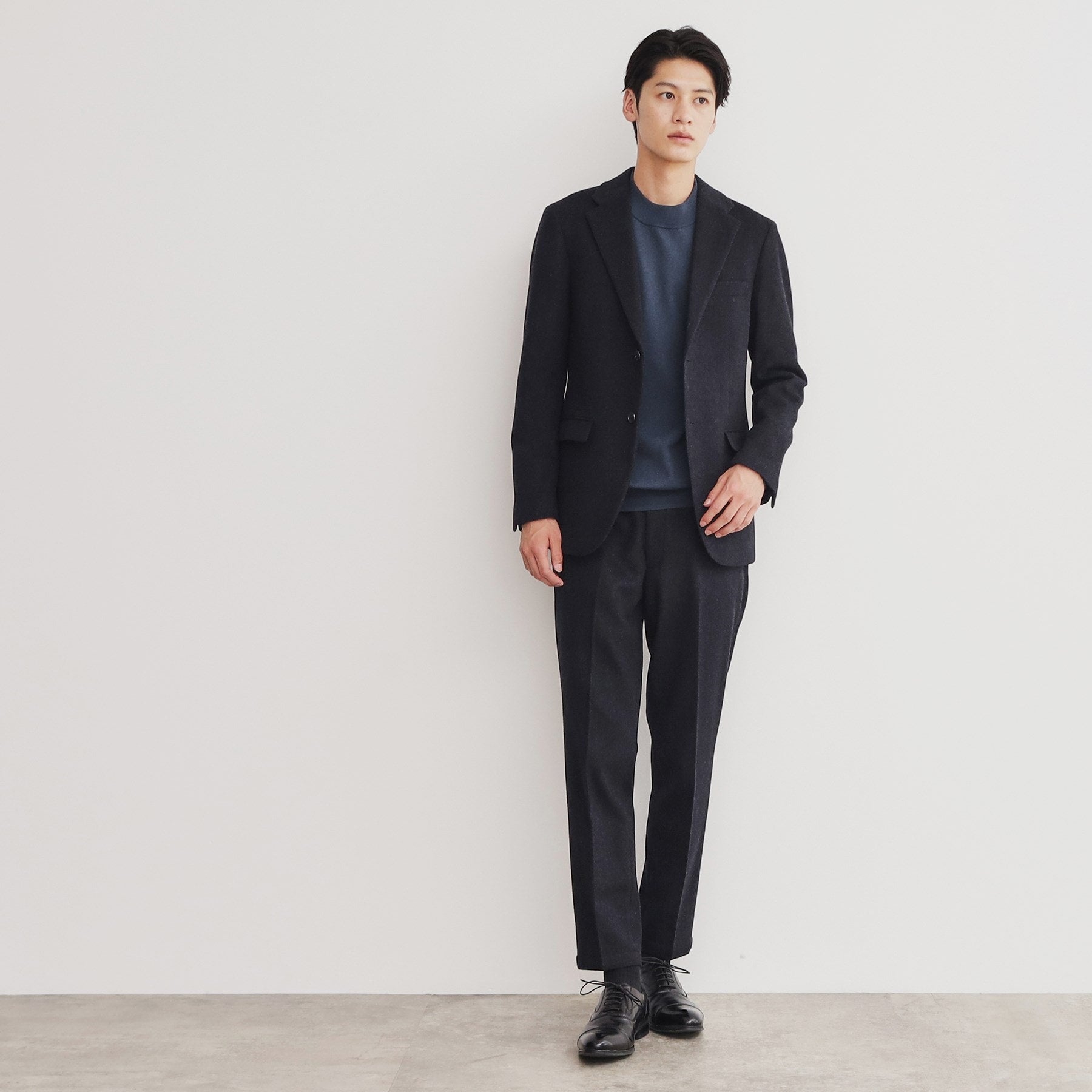 ザ ショップ ティーケー(メンズ) THE SHOP TK(Men) AGヘリンボンジャケット （ネイビー(694)） ネイビー(694)