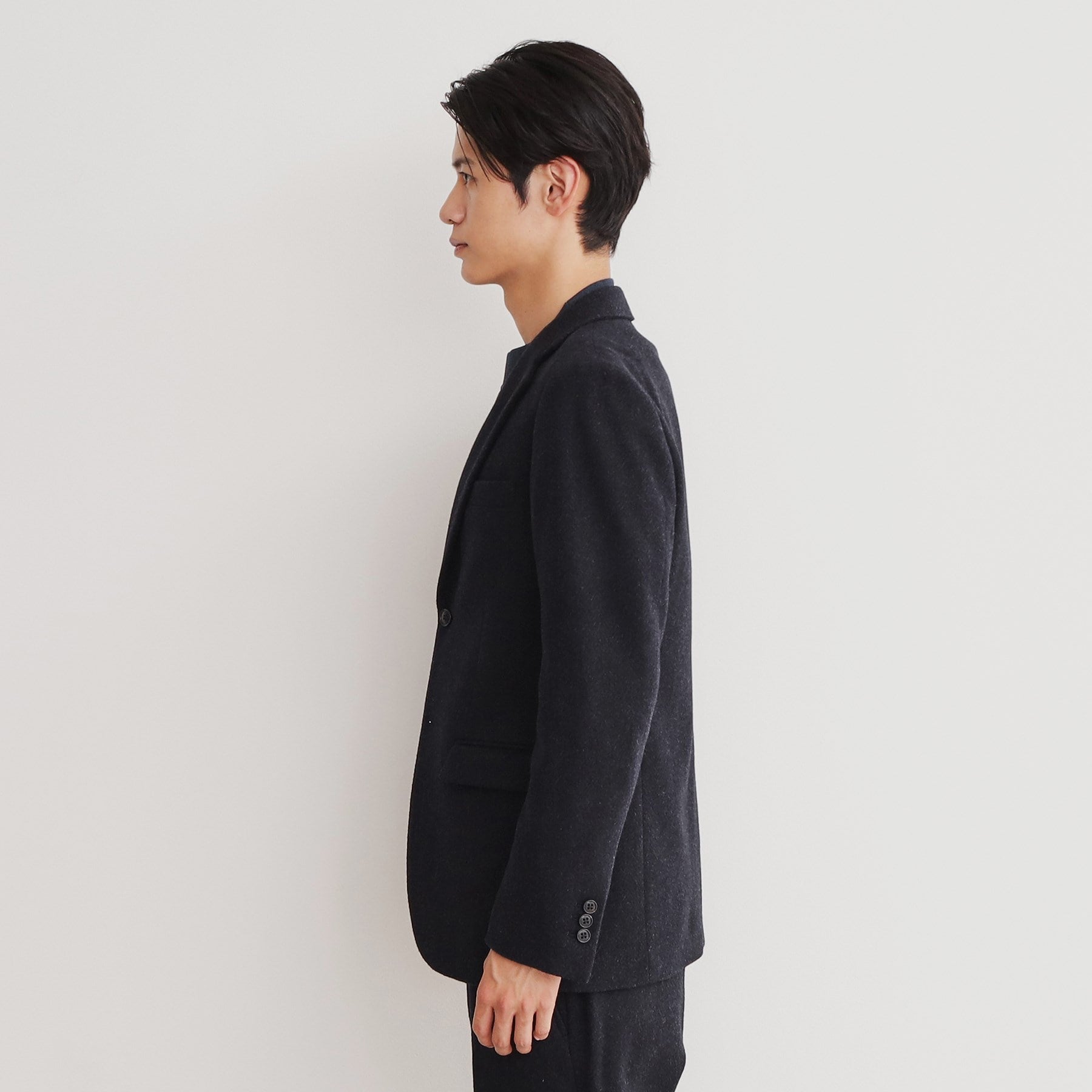 ザ ショップ ティーケー(メンズ) THE SHOP TK(Men) AGヘリンボンジャケット （ネイビー(694)） ネイビー(694)