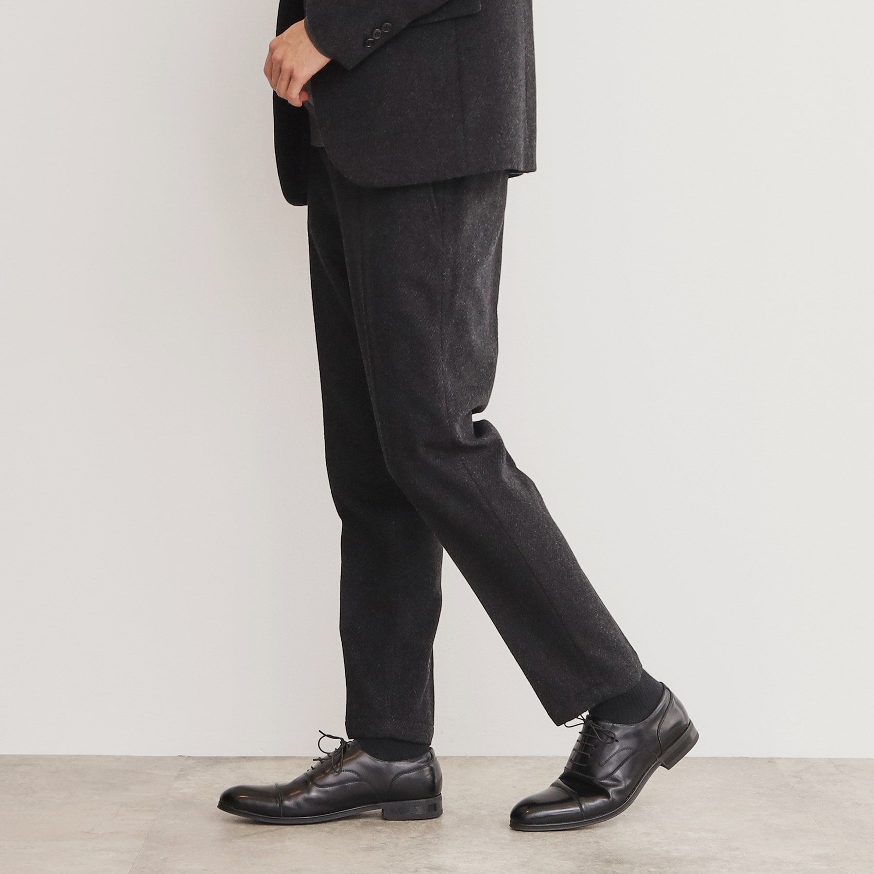 ザ ショップ ティーケー(メンズ) THE SHOP TK(Men) AGヘリンボンパンツ （チャコールグレー(614)） チャコールグレー(614)