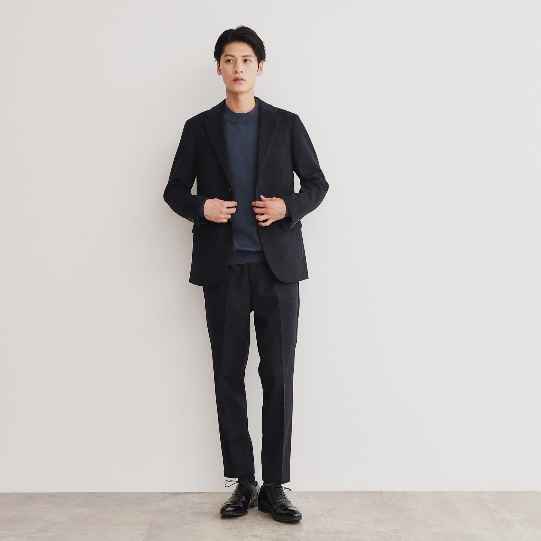 ザ ショップ ティーケー(メンズ) THE SHOP TK(Men) AGヘリンボンパンツ （チャコールグレー(614)） チャコールグレー(614)