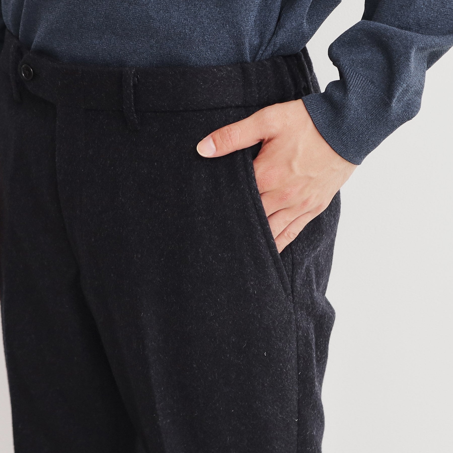 ザ ショップ ティーケー(メンズ) THE SHOP TK(Men) AGヘリンボンパンツ （チャコールグレー(614)） チャコールグレー(614)