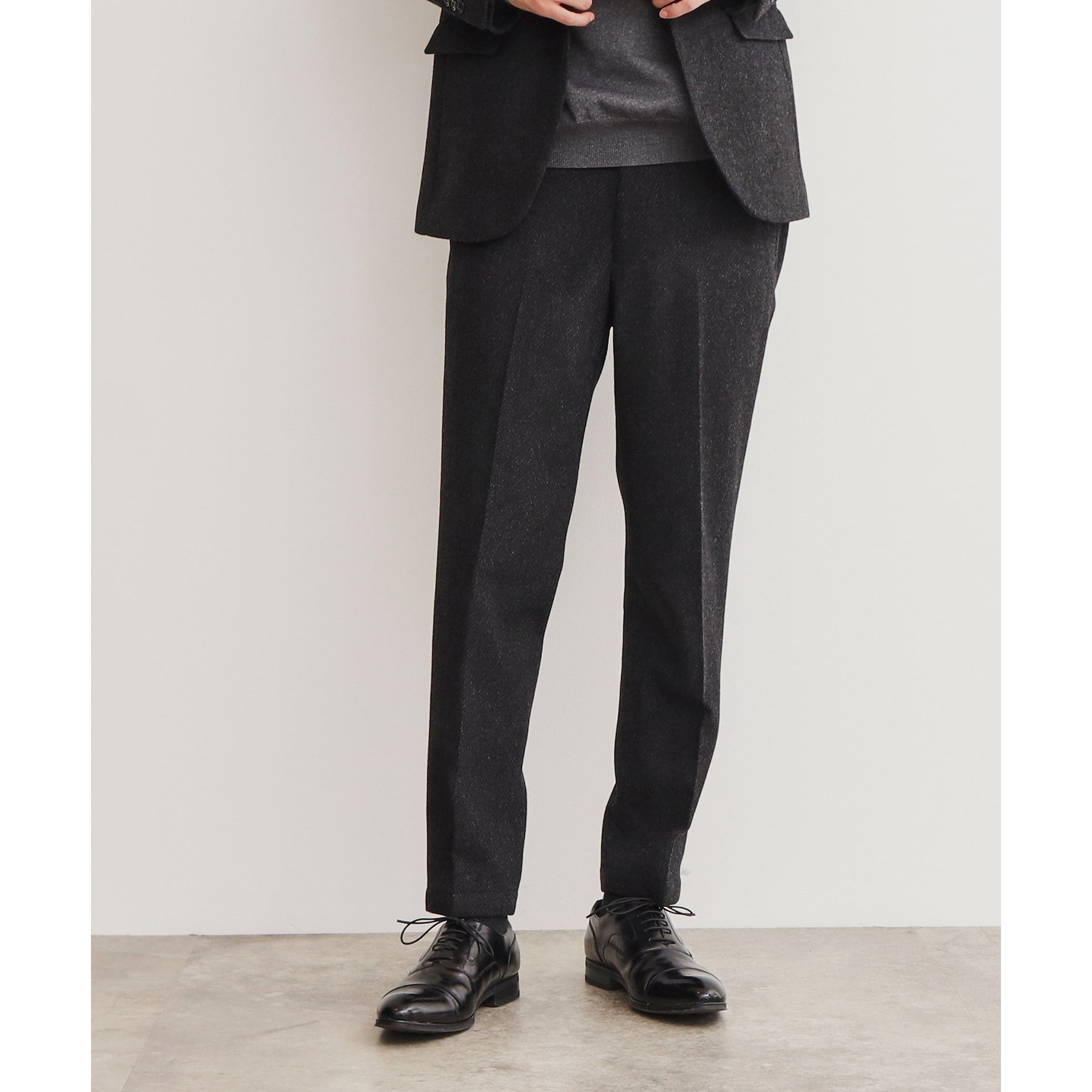 ザ ショップ ティーケー(メンズ) THE SHOP TK(Men) AGヘリンボンパンツ （チャコールグレー(614)） チャコールグレー(614)