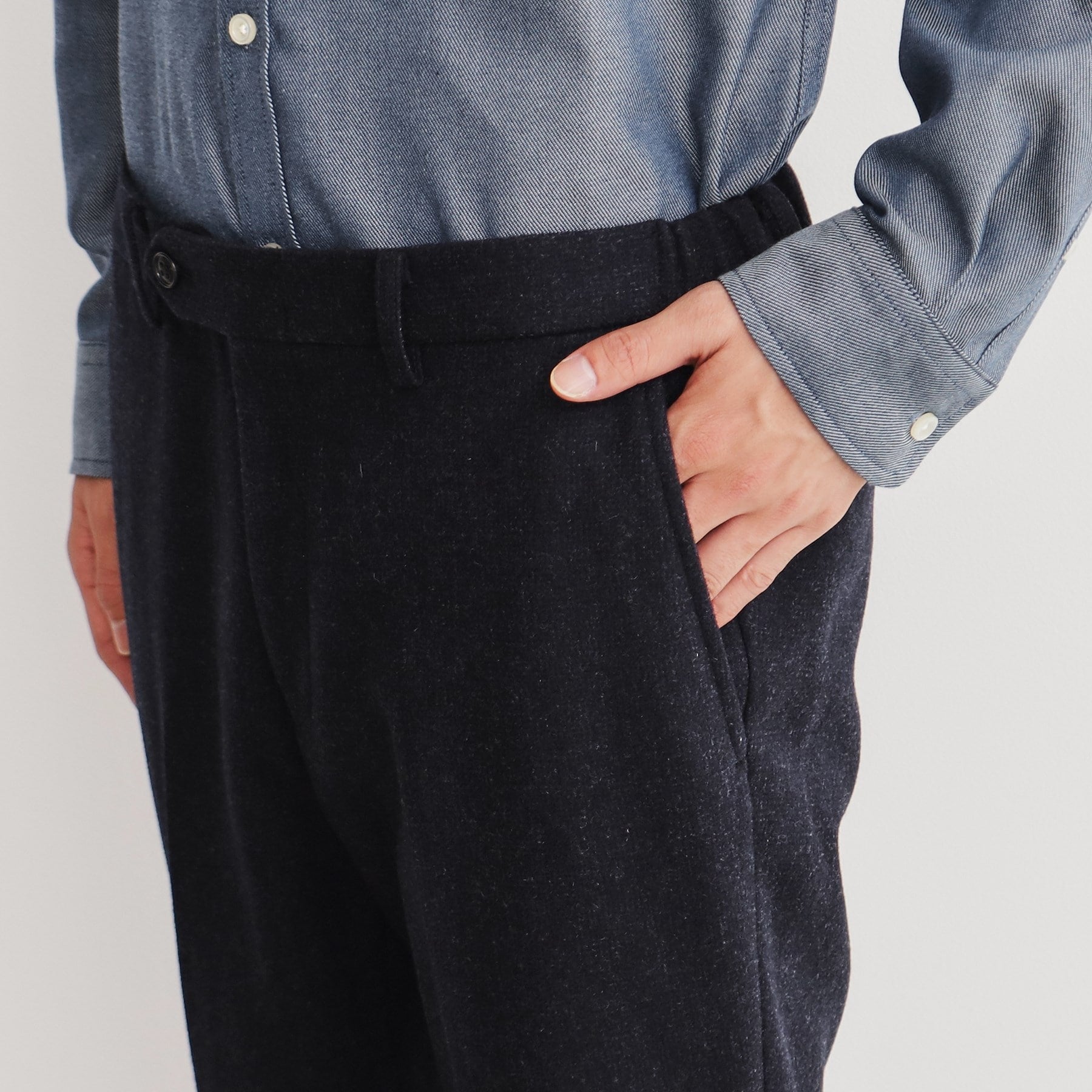 ザ ショップ ティーケー(メンズ) THE SHOP TK(Men) CAピンヘッドパンツ （チャコールグレー(814)） チャコールグレー(814)