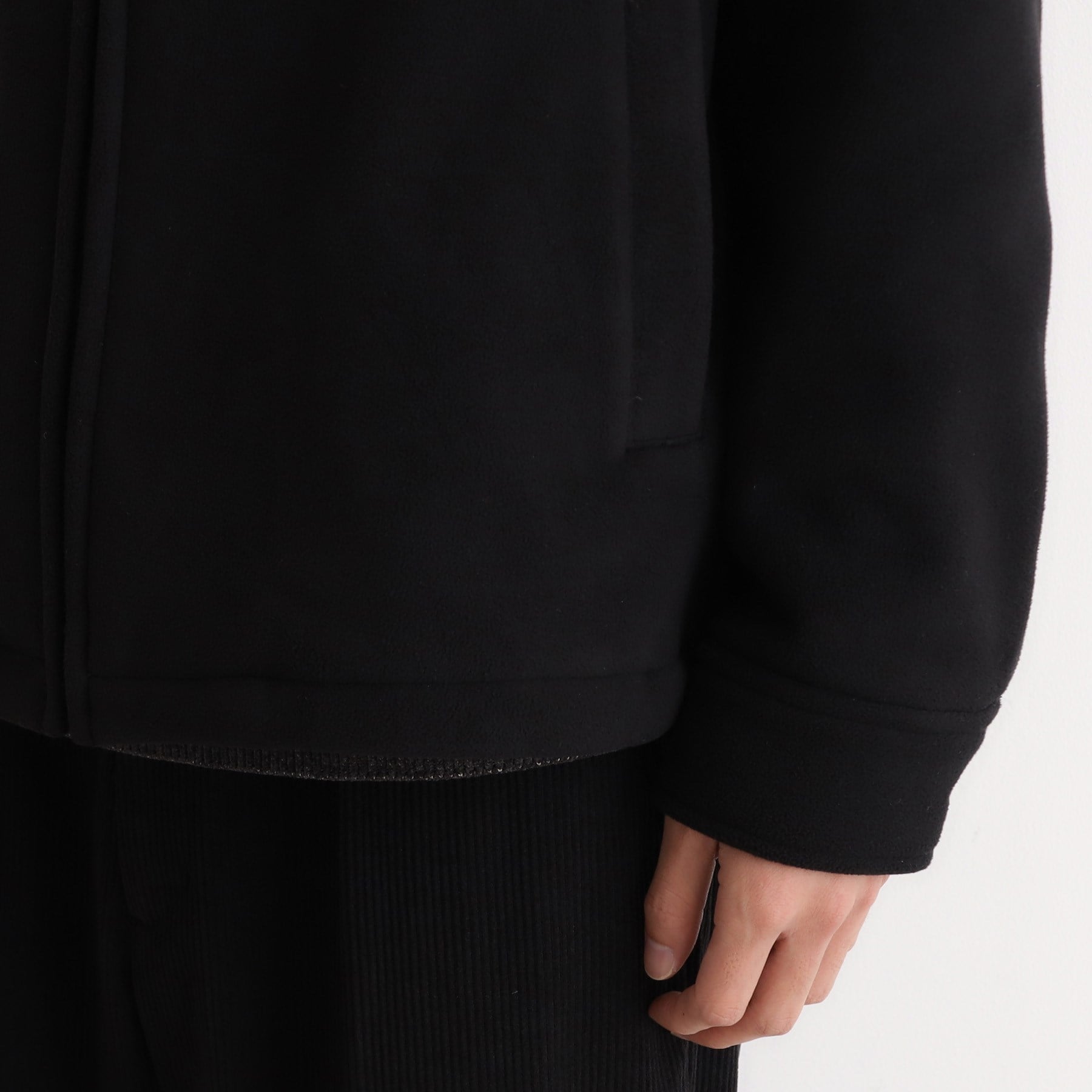 ザ ショップ ティーケー(メンズ) THE SHOP TK(Men) マイクロフリースドリズラージャケット 光吸収発熱機能／洗える （ブラック(019)） ブラック(019)