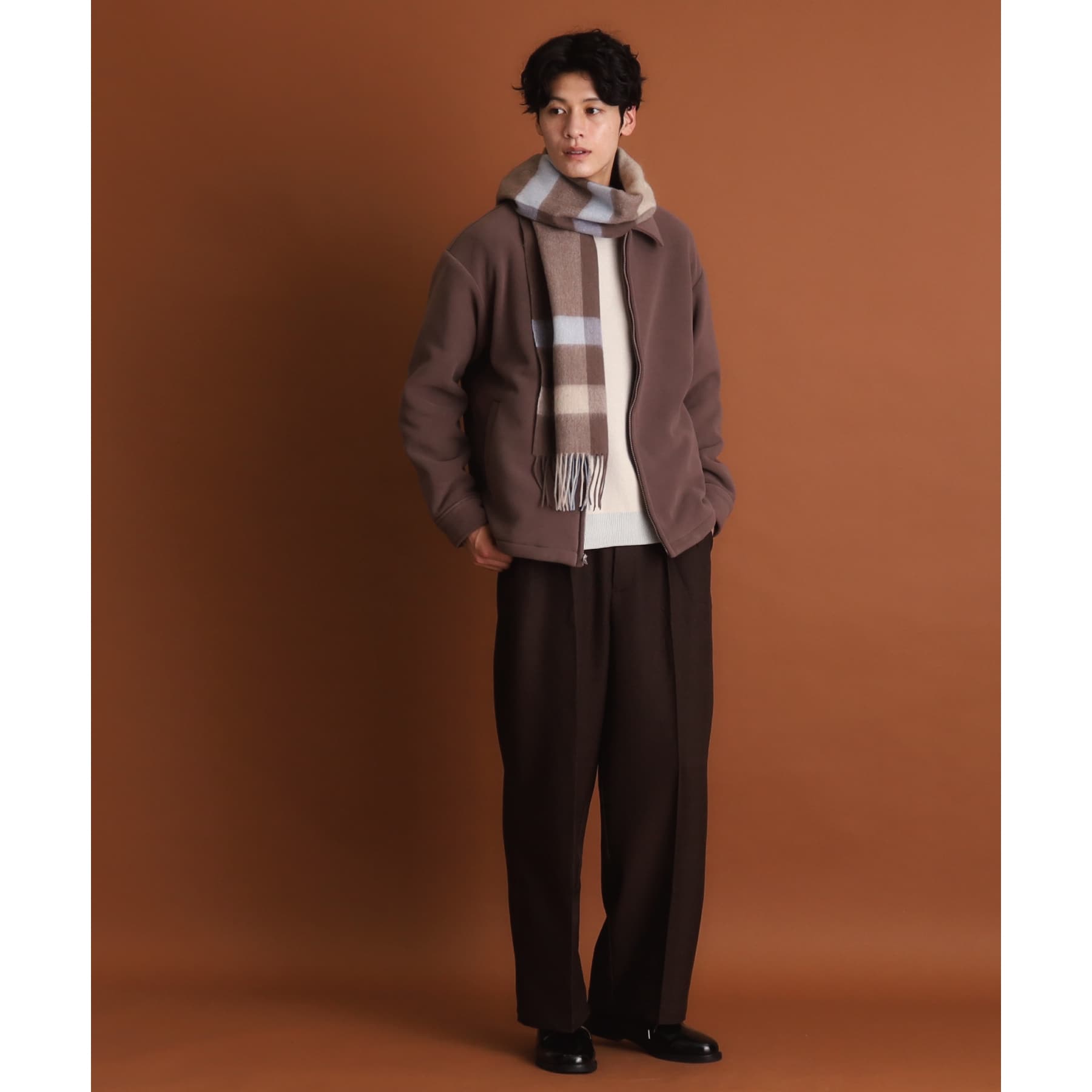 ザ ショップ ティーケー(メンズ) THE SHOP TK(Men) マイクロフリースドリズラージャケット 光吸収発熱機能／洗える （ブラック(019)） ブラック(019)