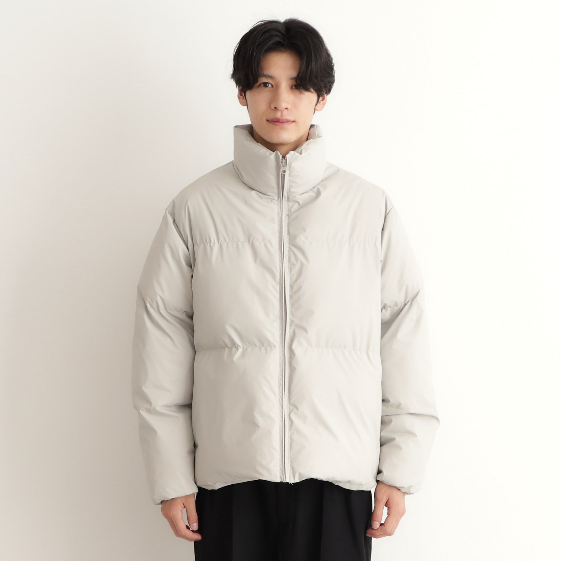 ザ ショップ ティーケー(メンズ) THE SHOP TK(Men) スタンドネック中綿ジップブルゾン （ライトグレー(011)） ライトグレー(011)