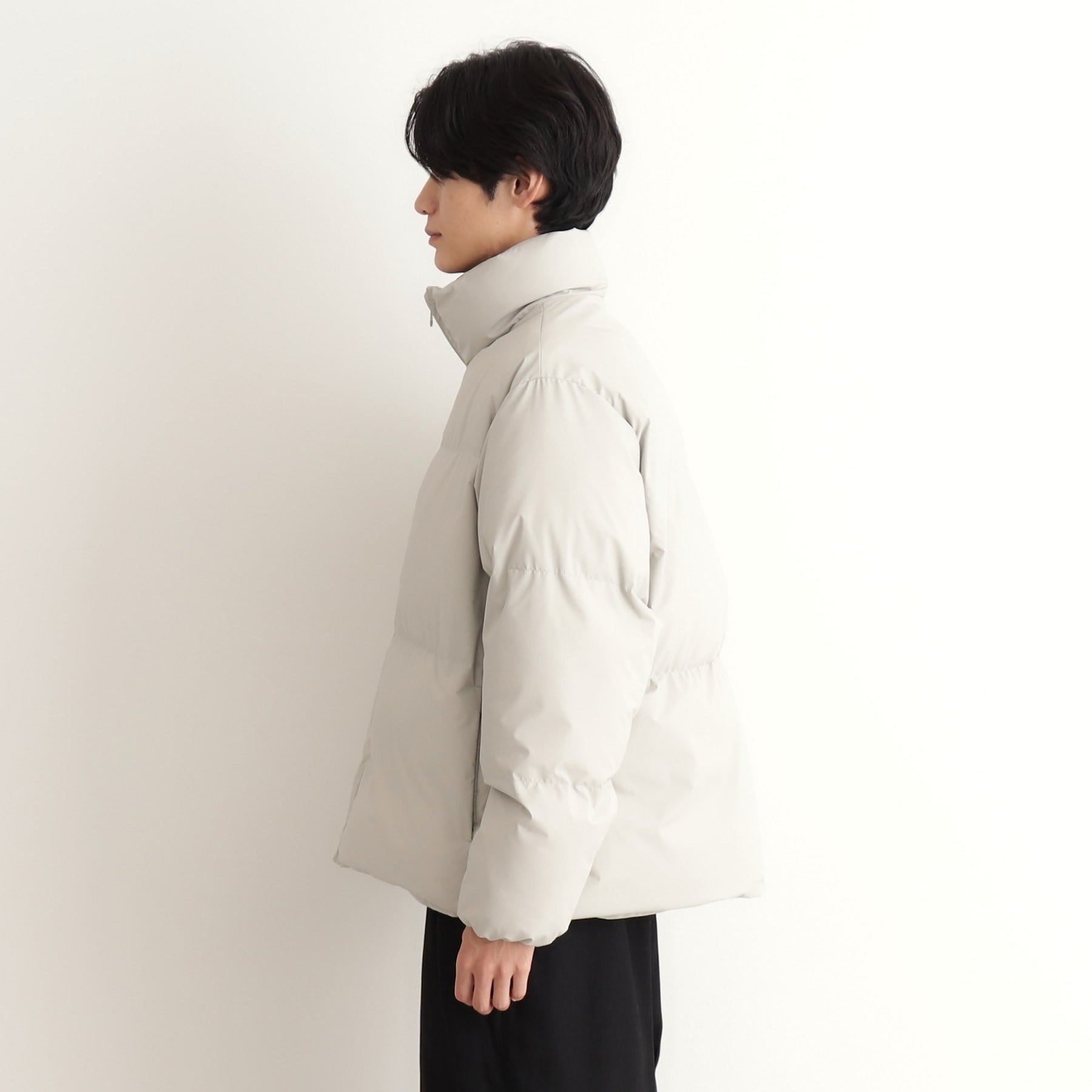 ザ ショップ ティーケー(メンズ) THE SHOP TK(Men) スタンドネック中綿ジップブルゾン （ライトグレー(011)） ライトグレー(011)