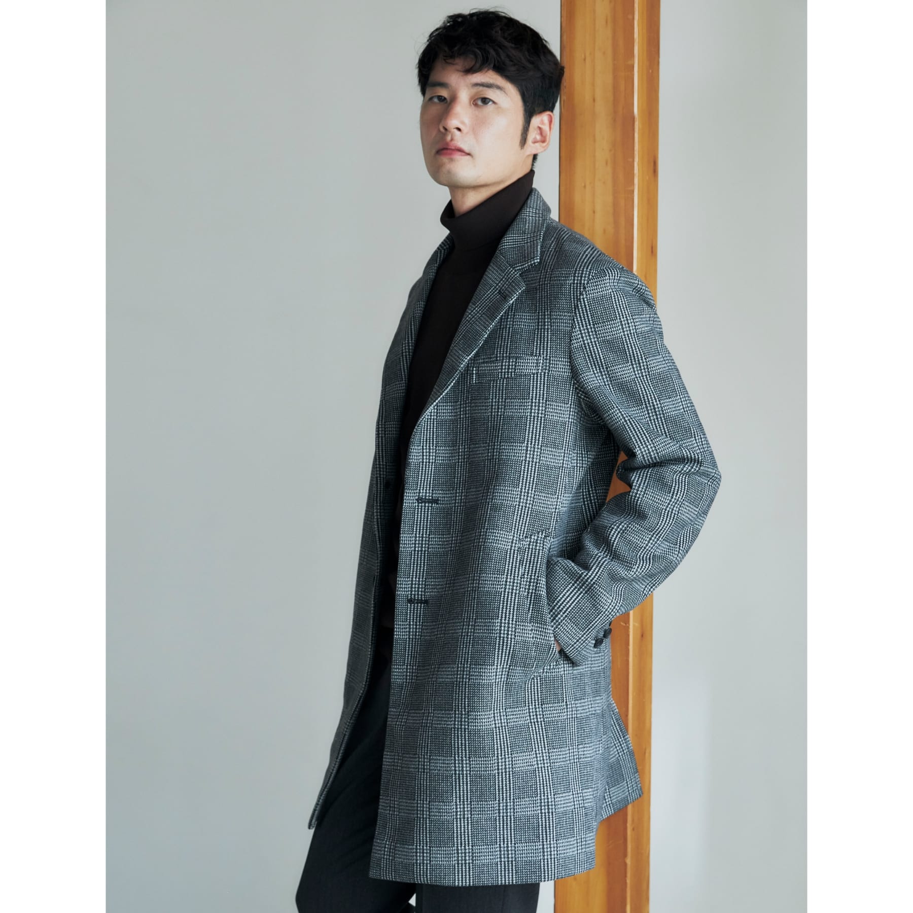 THE SHOP TK Wool-Like Melton Chester Coat