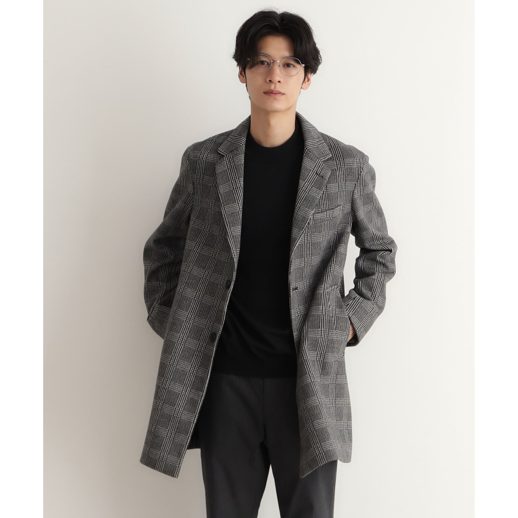 THE SHOP TK Wool-Like Melton Chester Coat