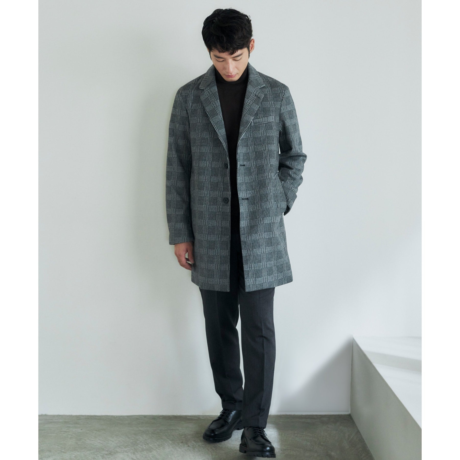 THE SHOP TK Wool-Like Melton Chester Coat