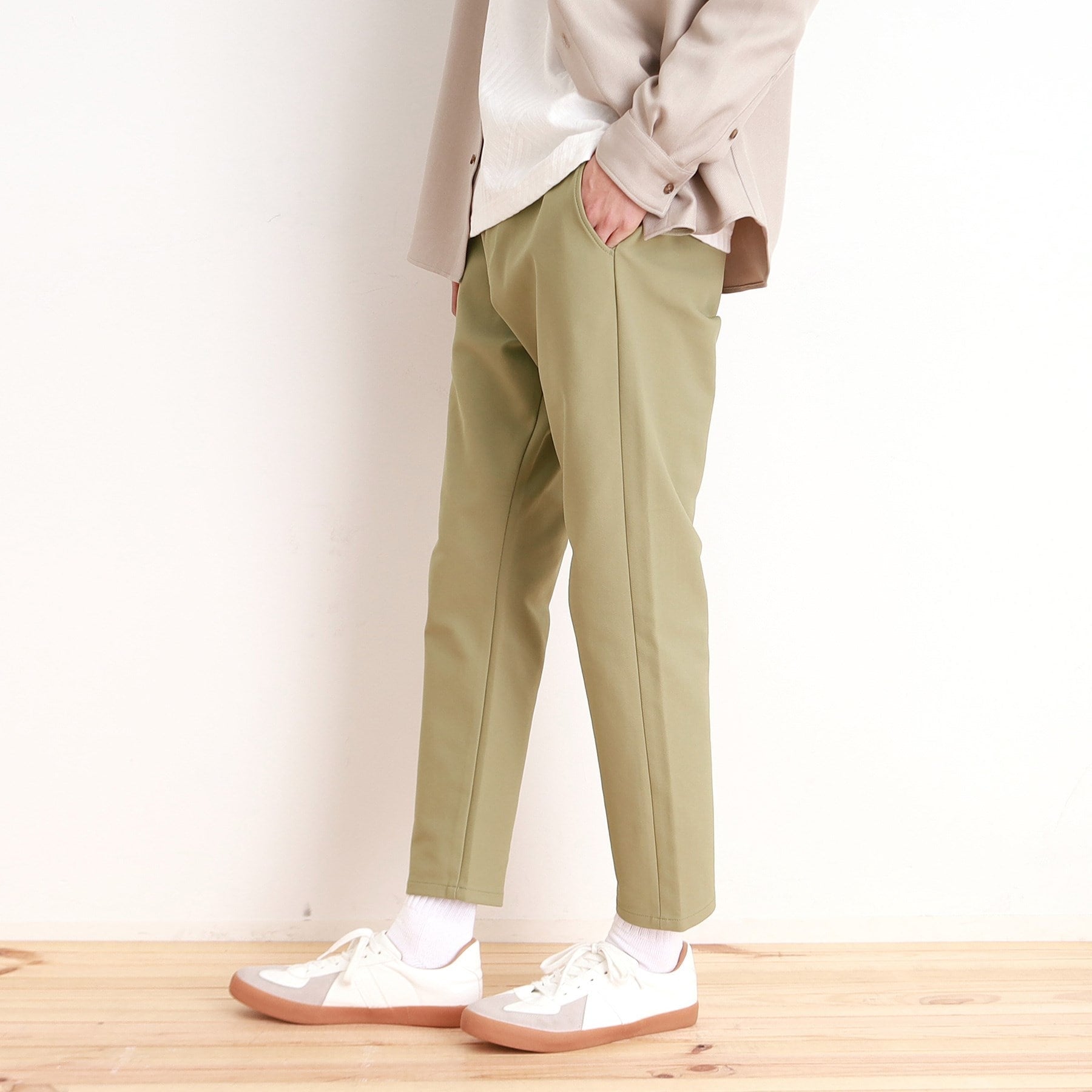 ザ ショップ ティーケー(メンズ) THE SHOP TK(Men) スマートムーブイージーパンツ （ブルーグリーン(097)） ブルーグリーン(097)
