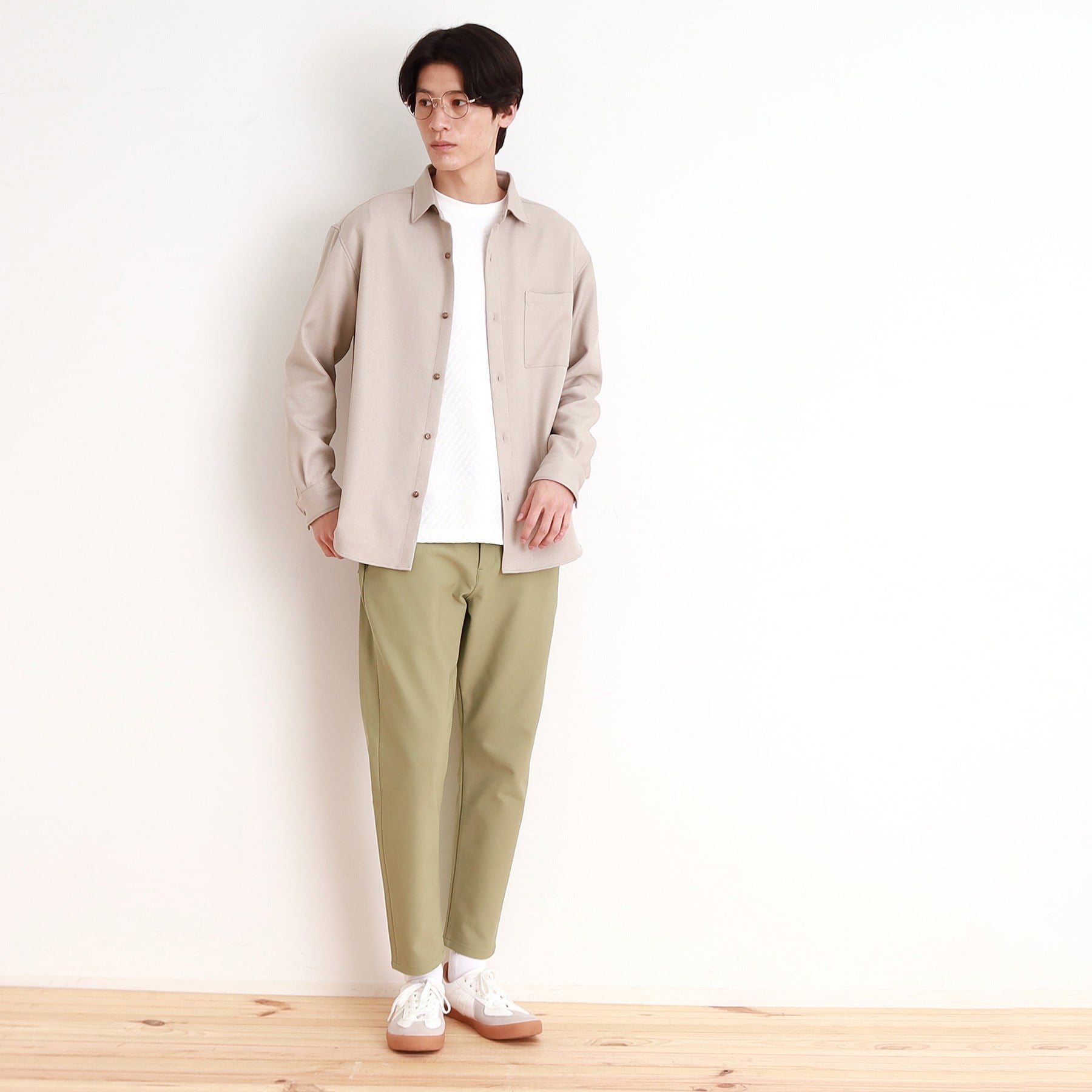 ザ ショップ ティーケー(メンズ) THE SHOP TK(Men) スマートムーブイージーパンツ （ブルーグリーン(097)） ブルーグリーン(097)