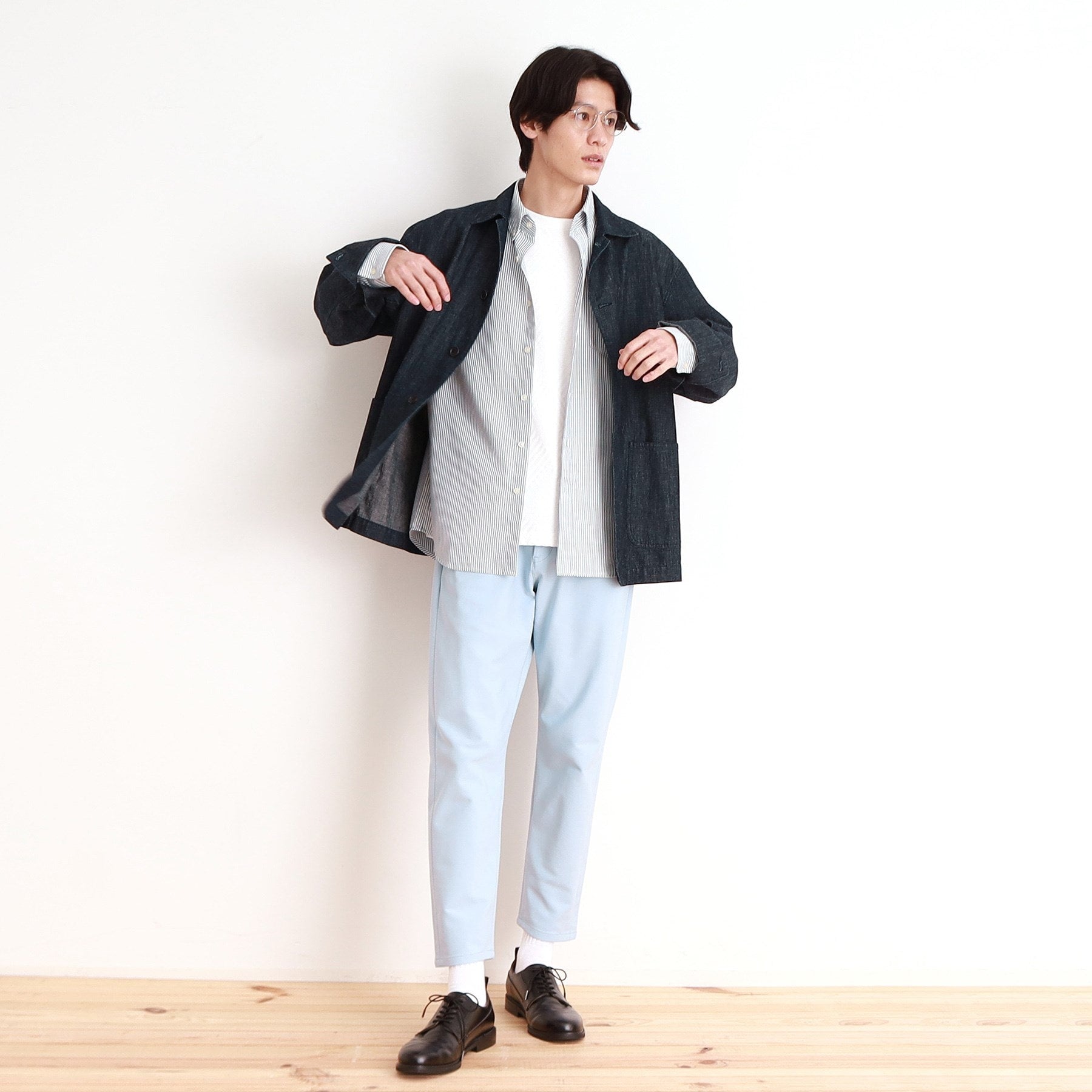 ザ ショップ ティーケー(メンズ) THE SHOP TK(Men) スマートムーブイージーパンツ （ブルーグリーン(097)） ブルーグリーン(097)