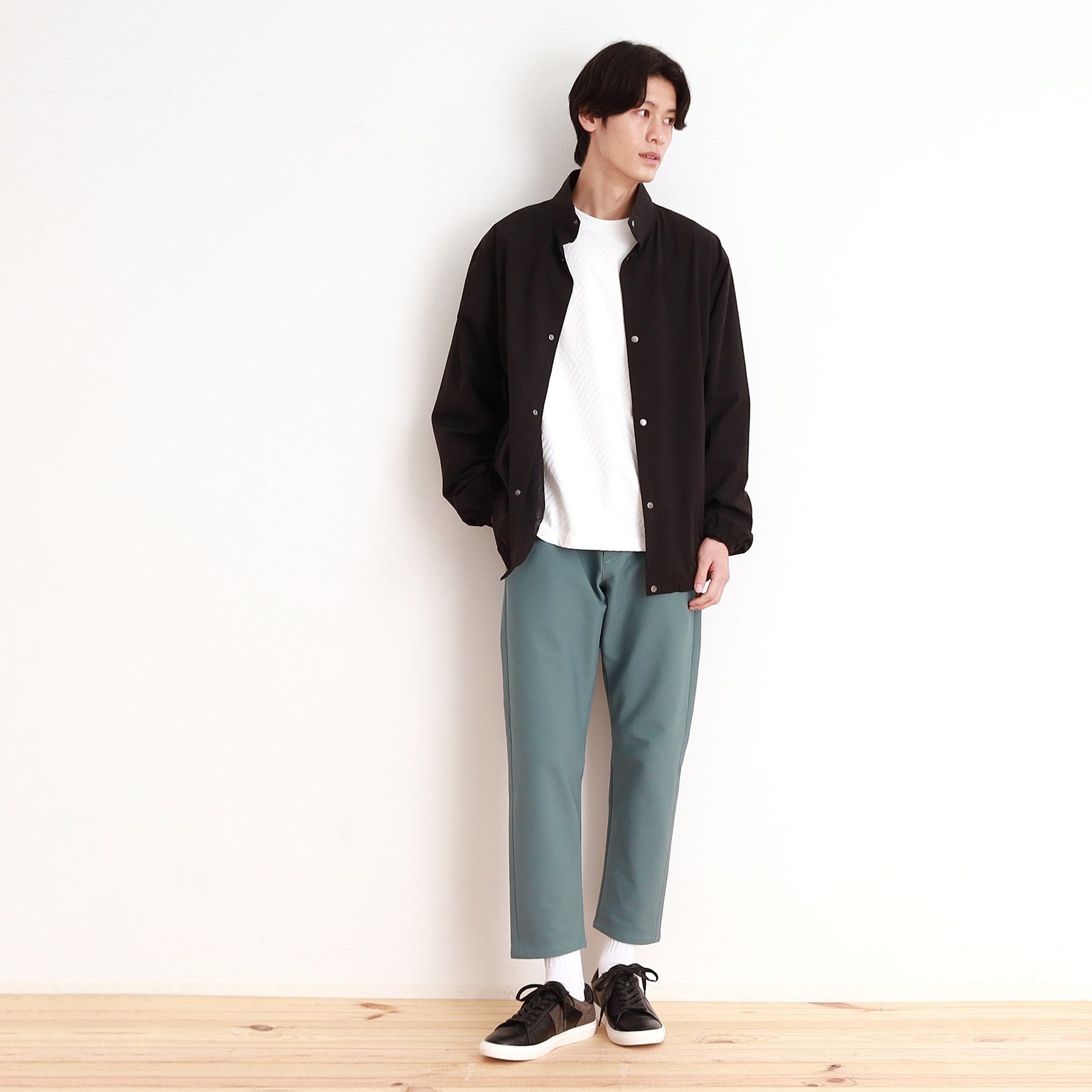 ザ ショップ ティーケー(メンズ) THE SHOP TK(Men) スマートムーブイージーパンツ （ブルーグリーン(097)） ブルーグリーン(097)