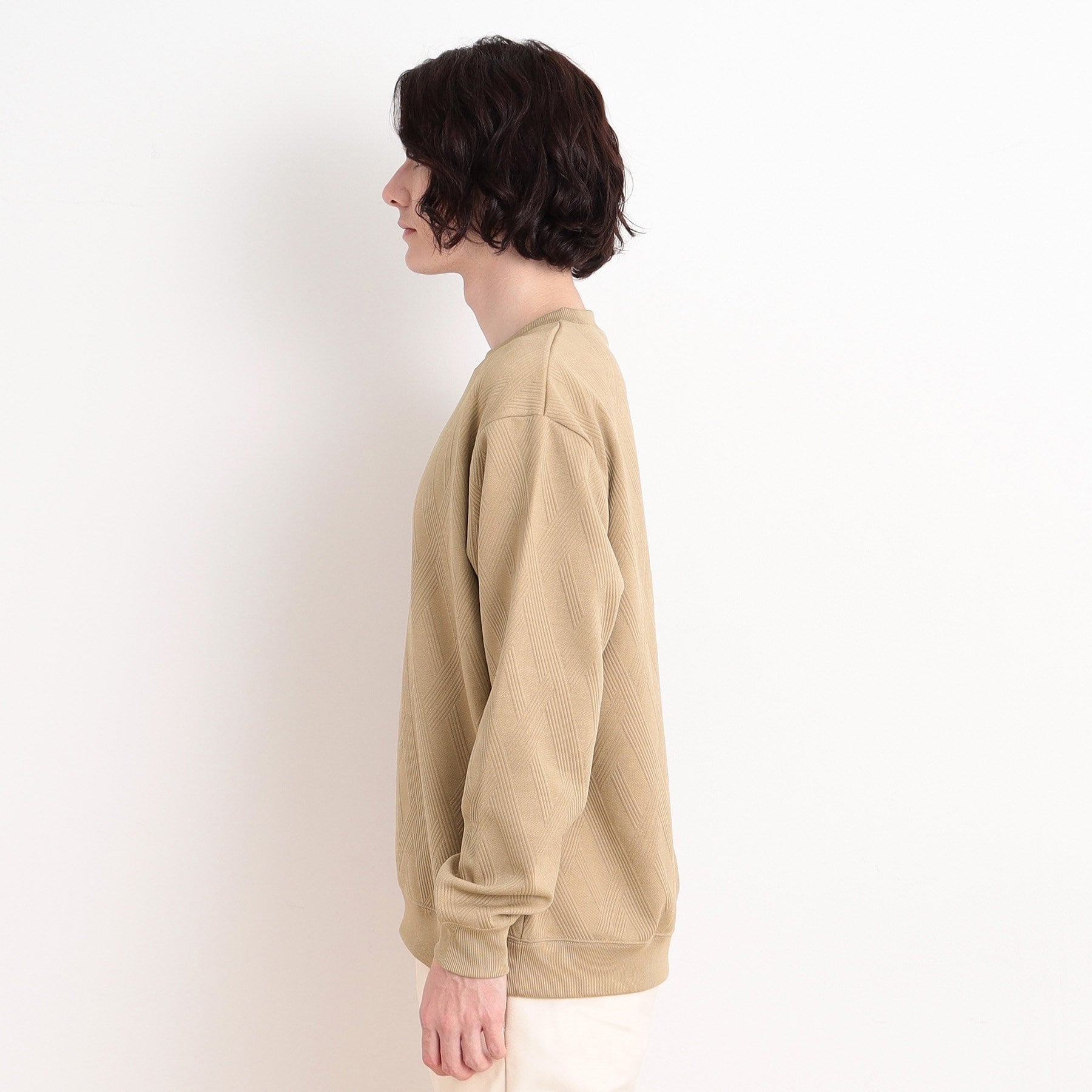 ザ ショップ ティーケー(メンズ) THE SHOP TK(Men) リンクススウェットプルオーバー （グリーン(022)） グリーン(022)
