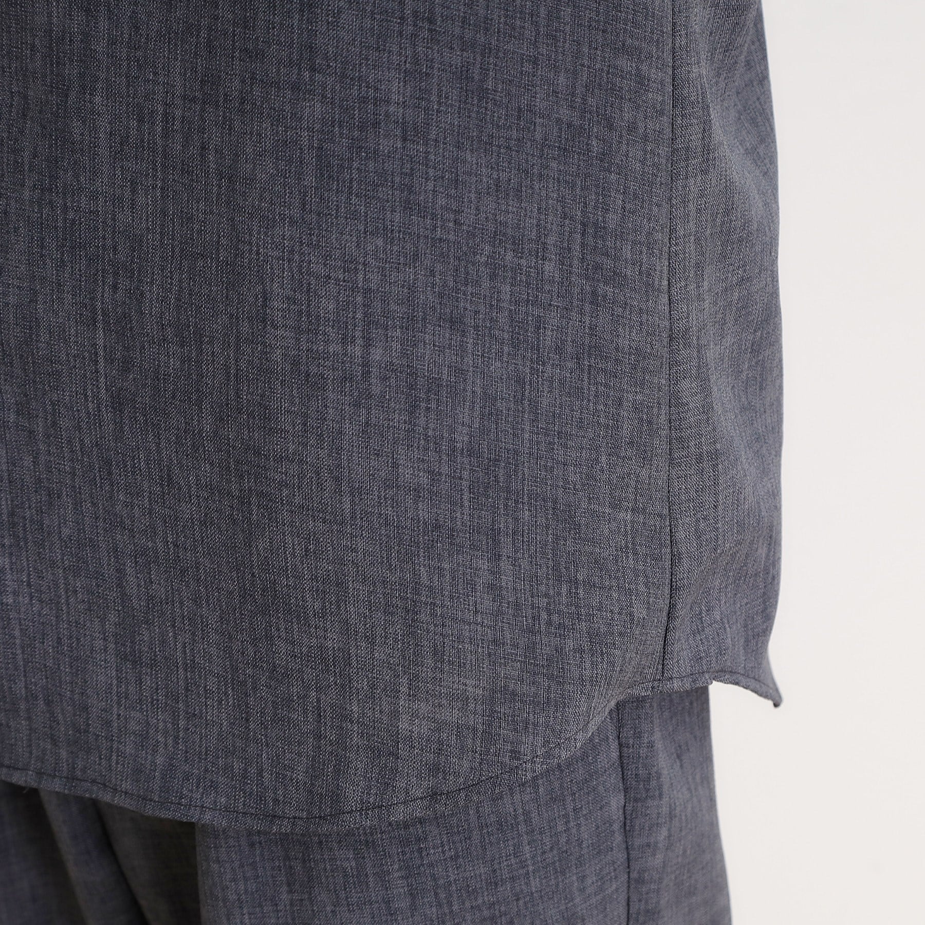 ザ ショップ ティーケー(メンズ) THE SHOP TK(Men) リネンライクレギュラーカラーシャツ セットアップ可 （ネイビー(094)） ネイビー(094)