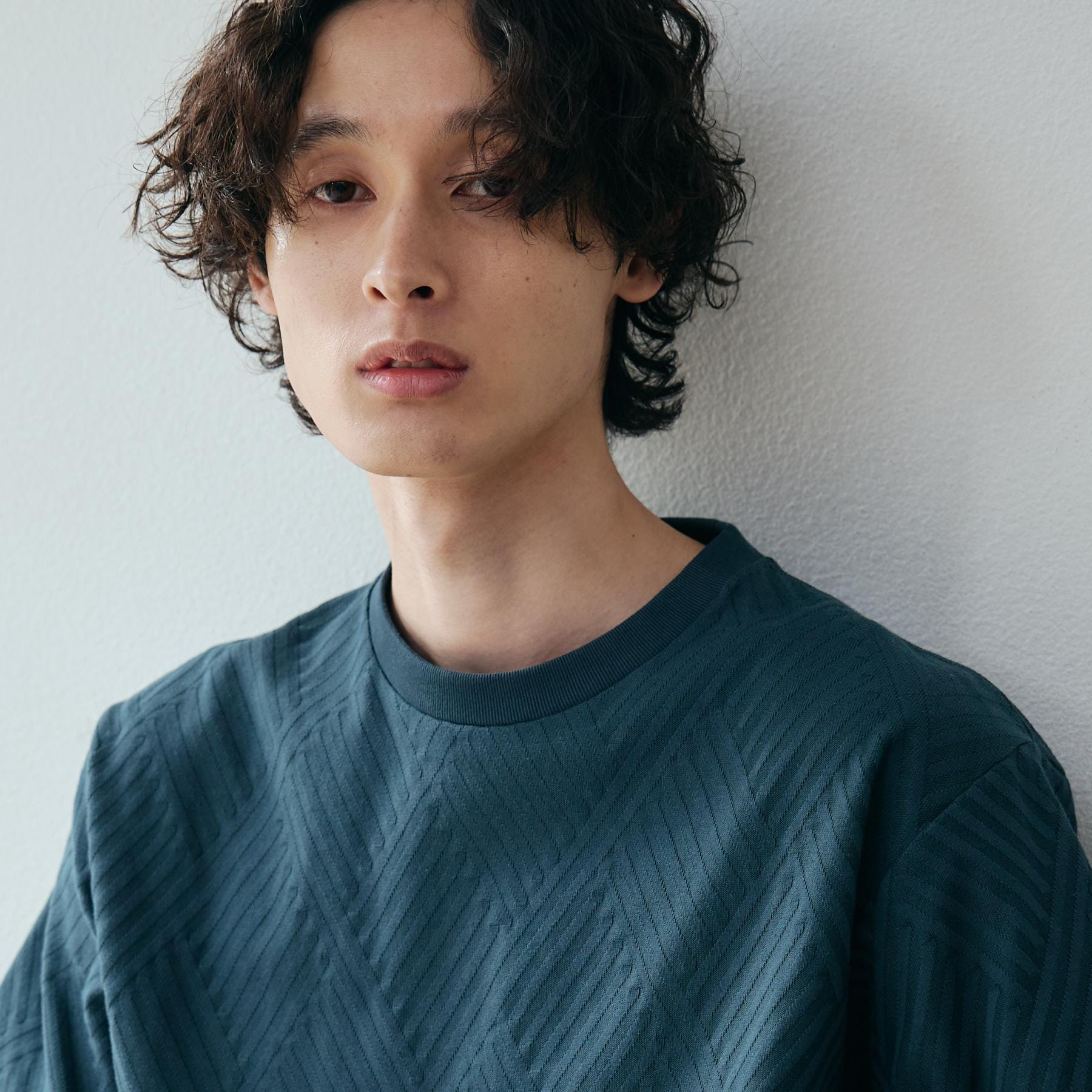 ザ ショップ ティーケー(メンズ) THE SHOP TK(Men) リンクスジャカード半袖Tシャツ （オフホワイト(003)） オフホワイト(003)