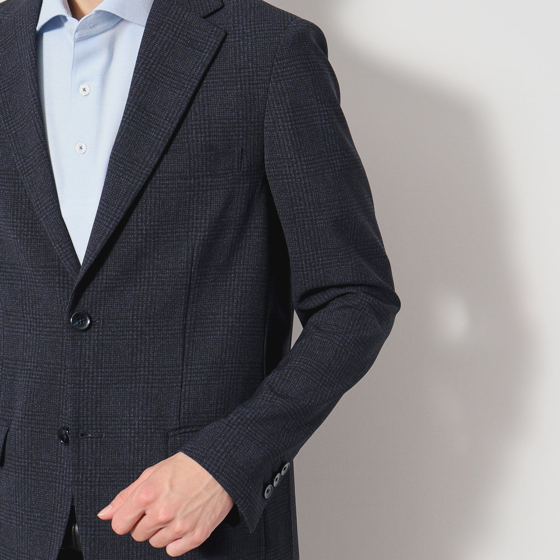 ザ ショップ ティーケー(メンズ) THE SHOP TK(Men) AVANT AIR ジャケット セットアップ可 ／ 洗える ／ ストレッチ ／ シワになりにくい （グレー(212)） グレー(212)