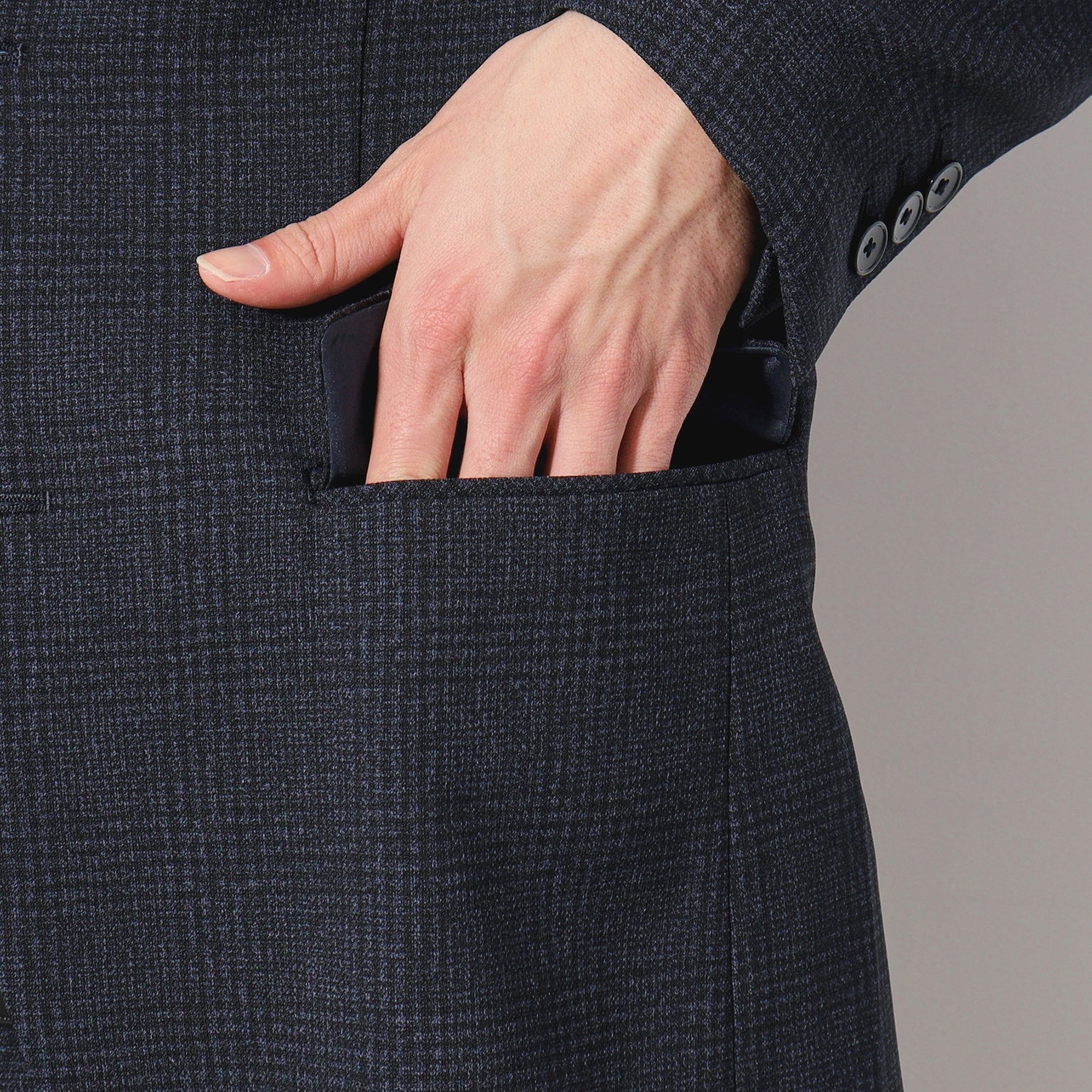 ザ ショップ ティーケー(メンズ) THE SHOP TK(Men) AVANT AIR ジャケット セットアップ可 ／ 洗える ／ ストレッチ ／ シワになりにくい （グレー(212)） グレー(212)