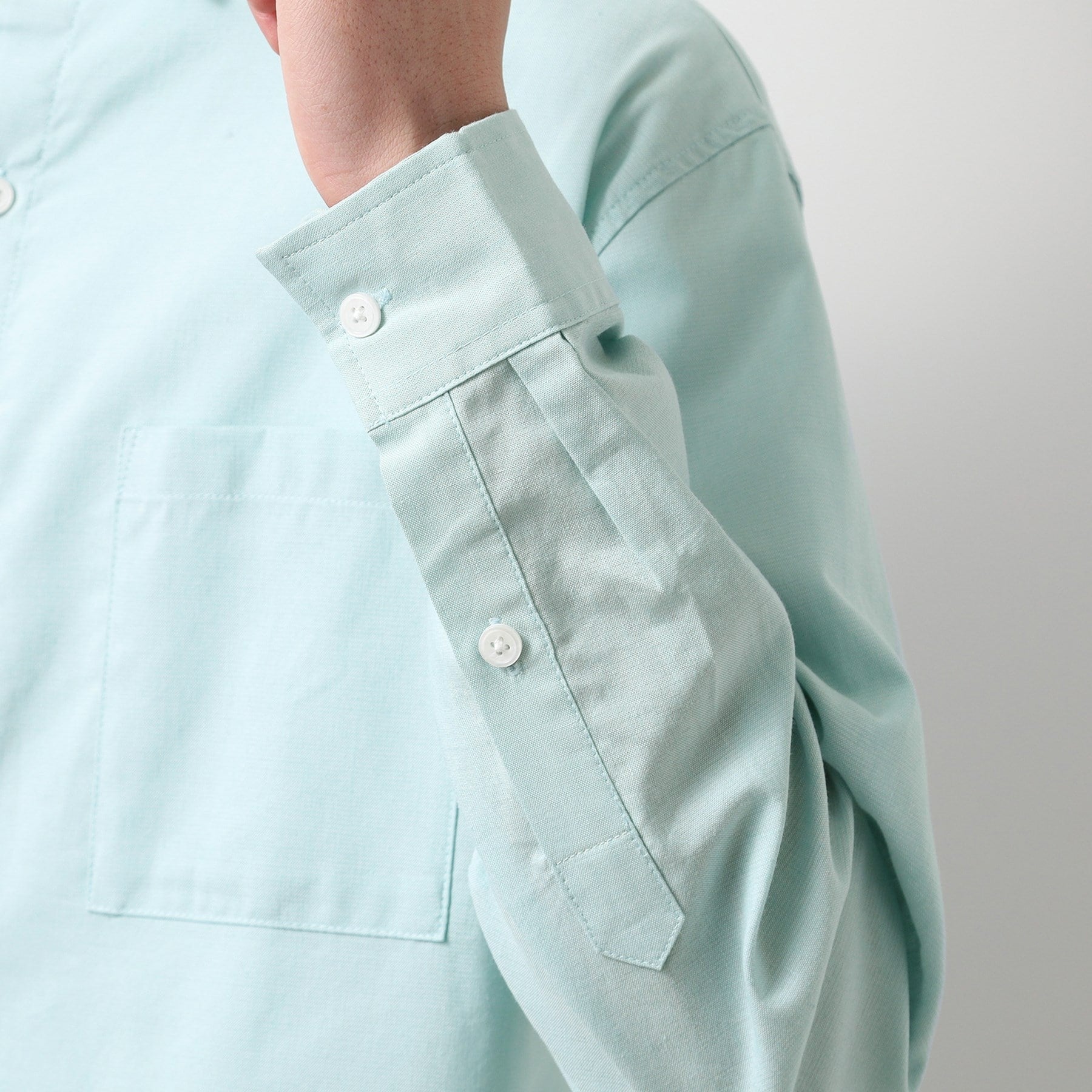 ザ ショップ ティーケー(メンズ) THE SHOP TK(Men) 綿麻ポリCOOLMAX（R）シャツLS （ブラック(019)） ブラック(019)