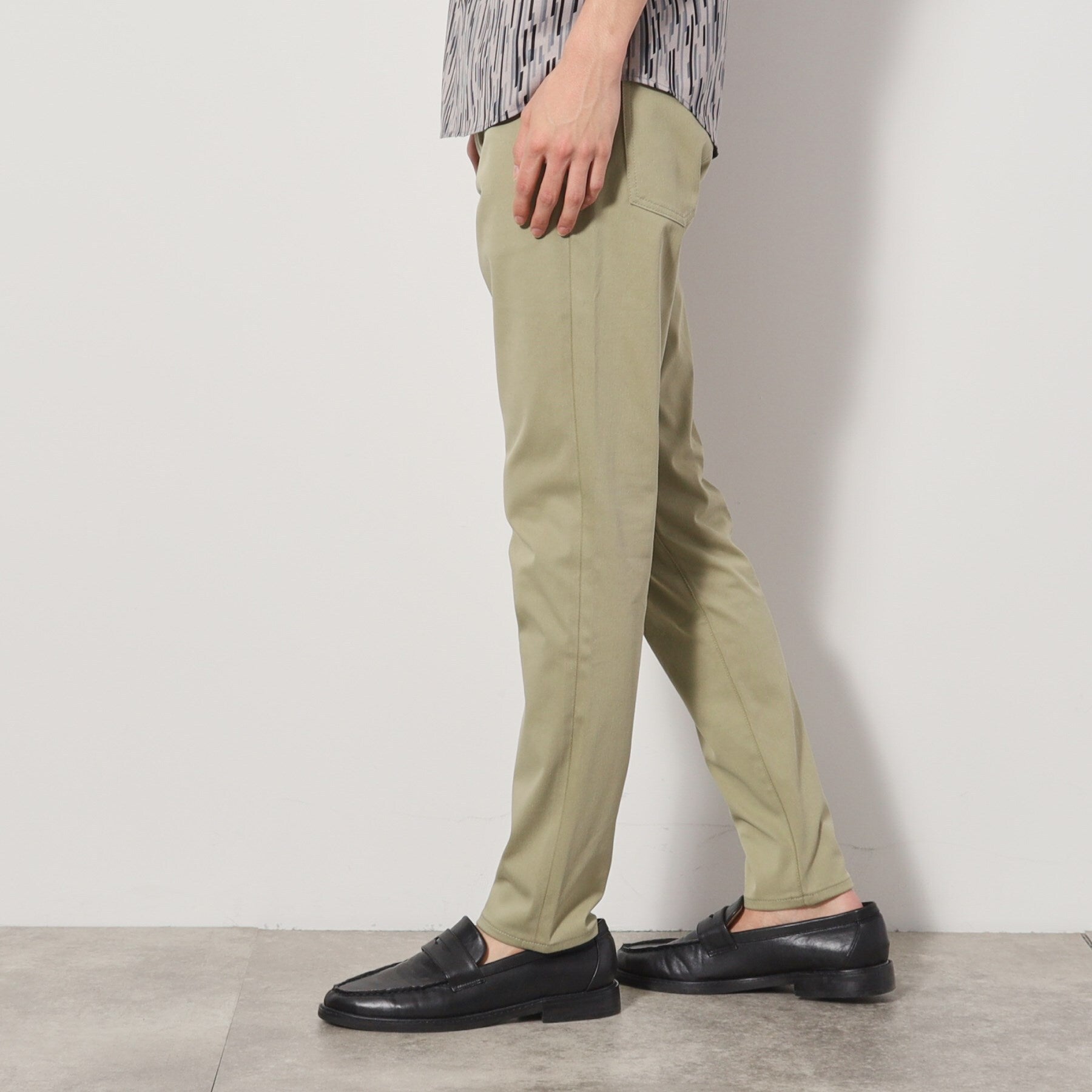 ザ ショップ ティーケー(メンズ) THE SHOP TK(Men) プレミアムスキニーパンツCOOL 360°ストレッチ／接触冷感 （オリーブグリーン(026)） オリーブグリーン(026)