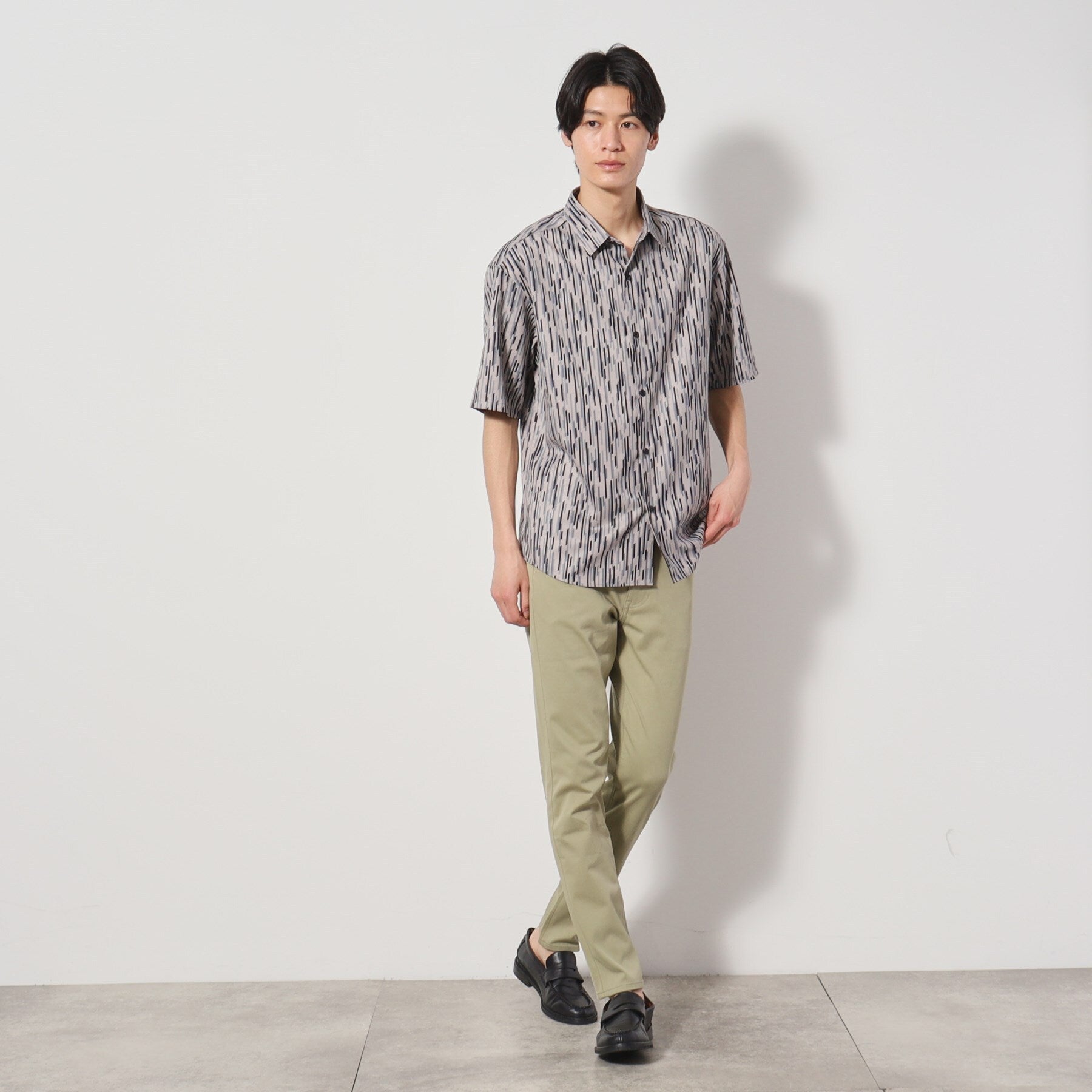 ザ ショップ ティーケー(メンズ) THE SHOP TK(Men) プレミアムスキニーパンツCOOL 360°ストレッチ／接触冷感 （オリーブグリーン(026)） オリーブグリーン(026)