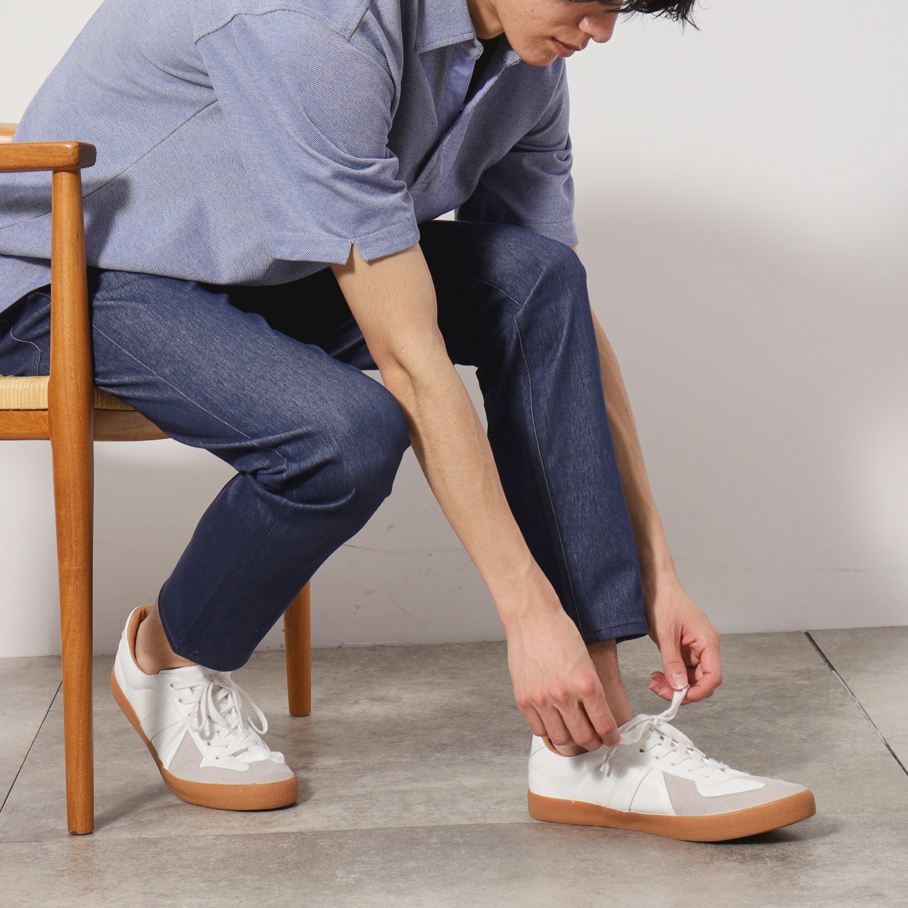 ザ ショップ ティーケー(メンズ) THE SHOP TK(Men) プレミアムスキニーパンツCOOL 360°ストレッチ／接触冷感 （オリーブグリーン(026)） オリーブグリーン(026)