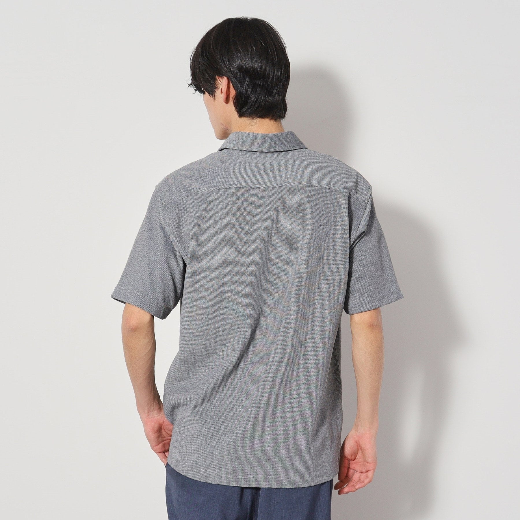 ザ ショップ ティーケー(メンズ) THE SHOP TK(Men) シャンブレーカノコスキッパーポロシャツ （ブルー(093)） ブルー(093)