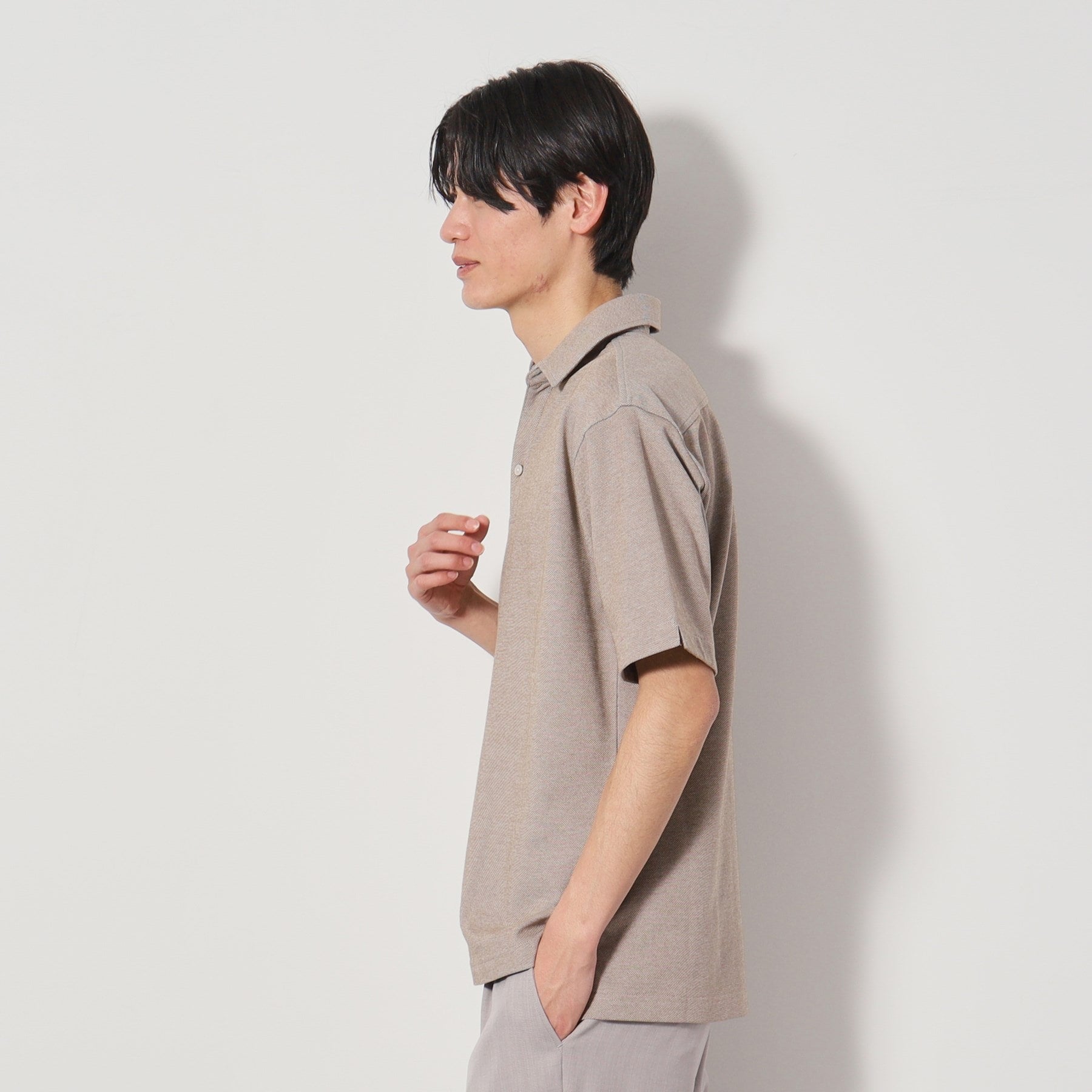 ザ ショップ ティーケー(メンズ) THE SHOP TK(Men) シャンブレーカノコスキッパーポロシャツ （ブルー(093)） ブルー(093)